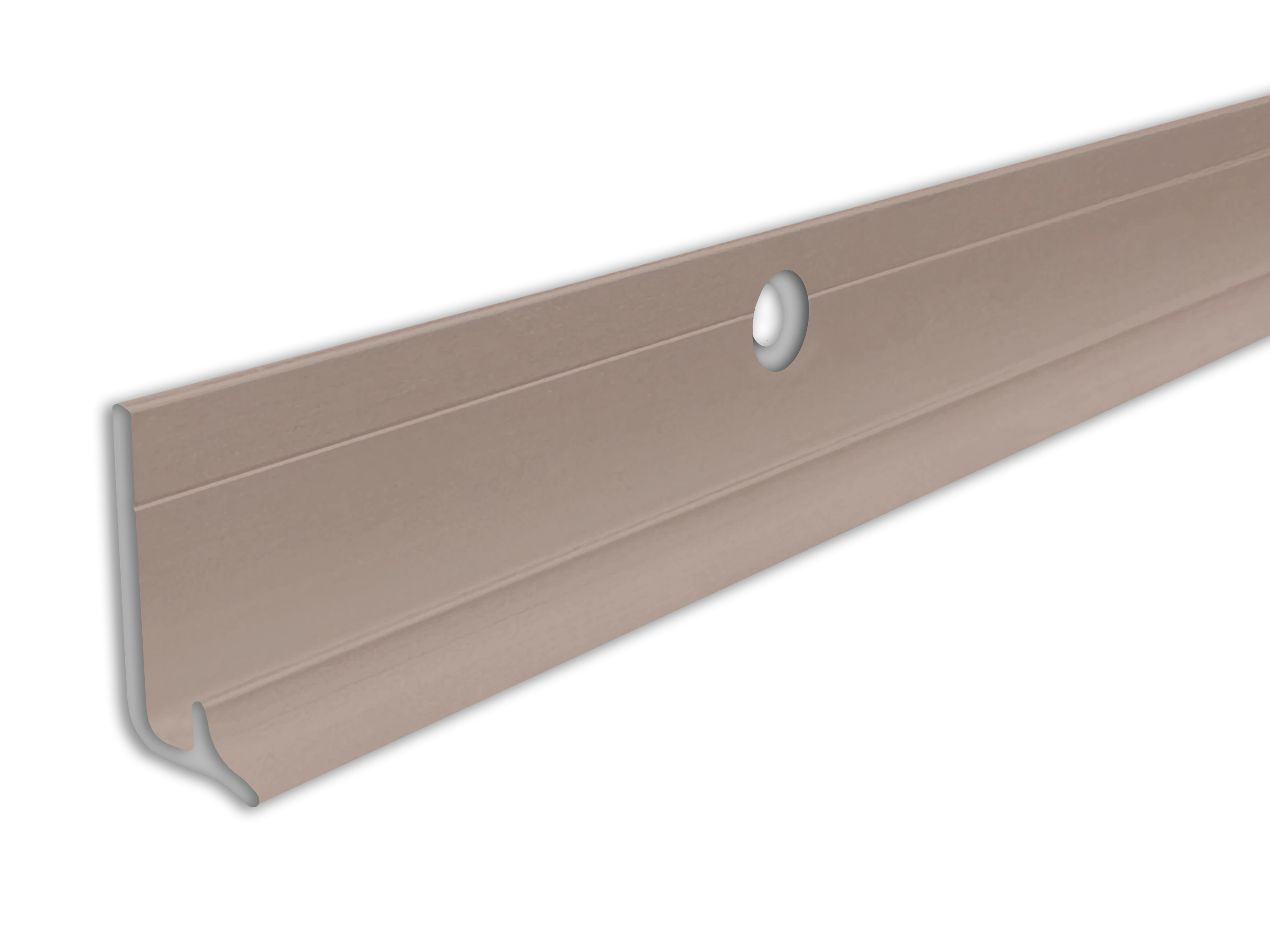 ufitec® Treppeninneneckenprofil für Vinylböden für Belagshöhen von 3 mm - Alu eloxiert