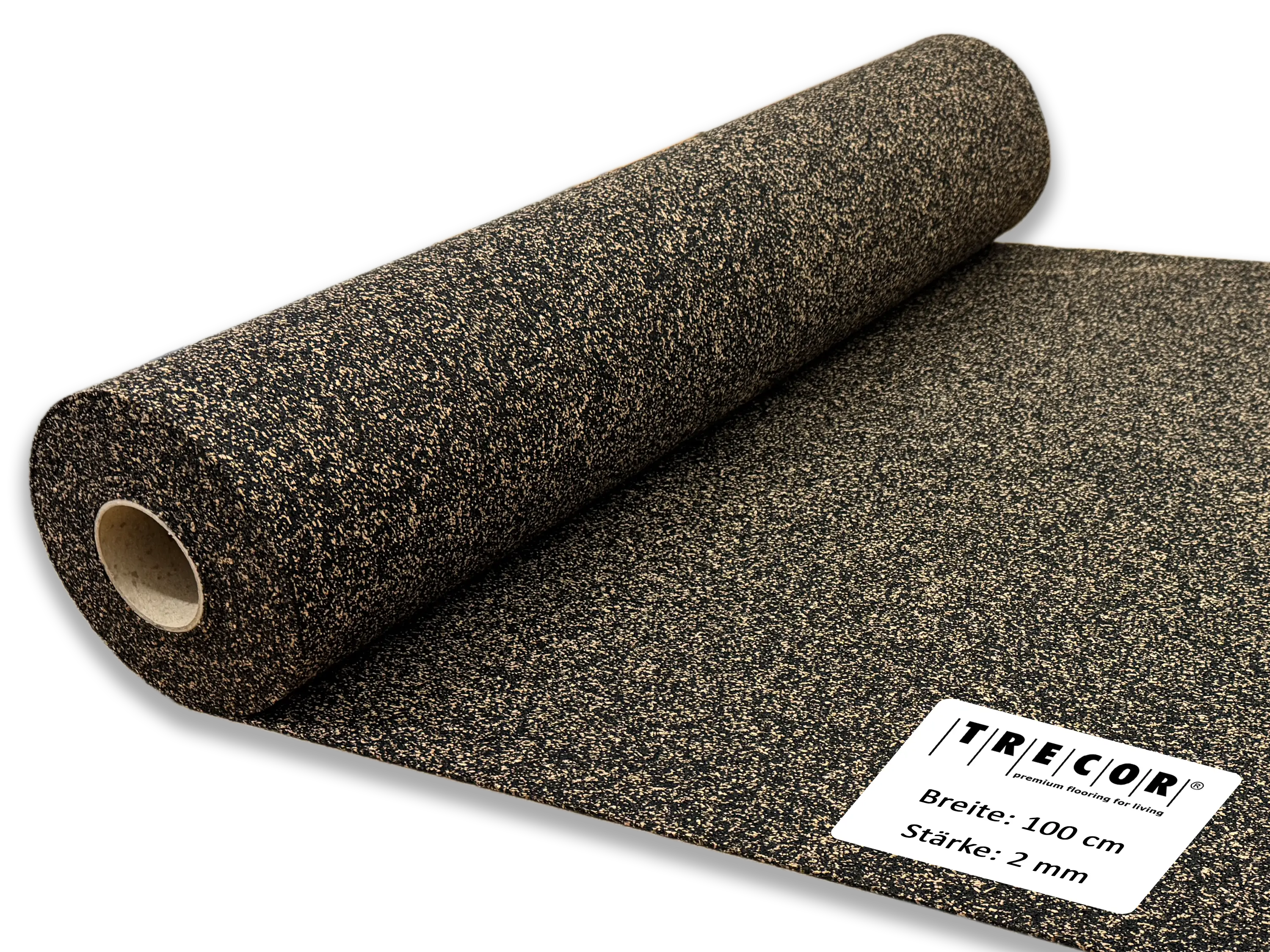 uficell® Gummikork (Rubberkork) Akustik und Vibrations Trittschalldämmung - Stärke: 2 mm