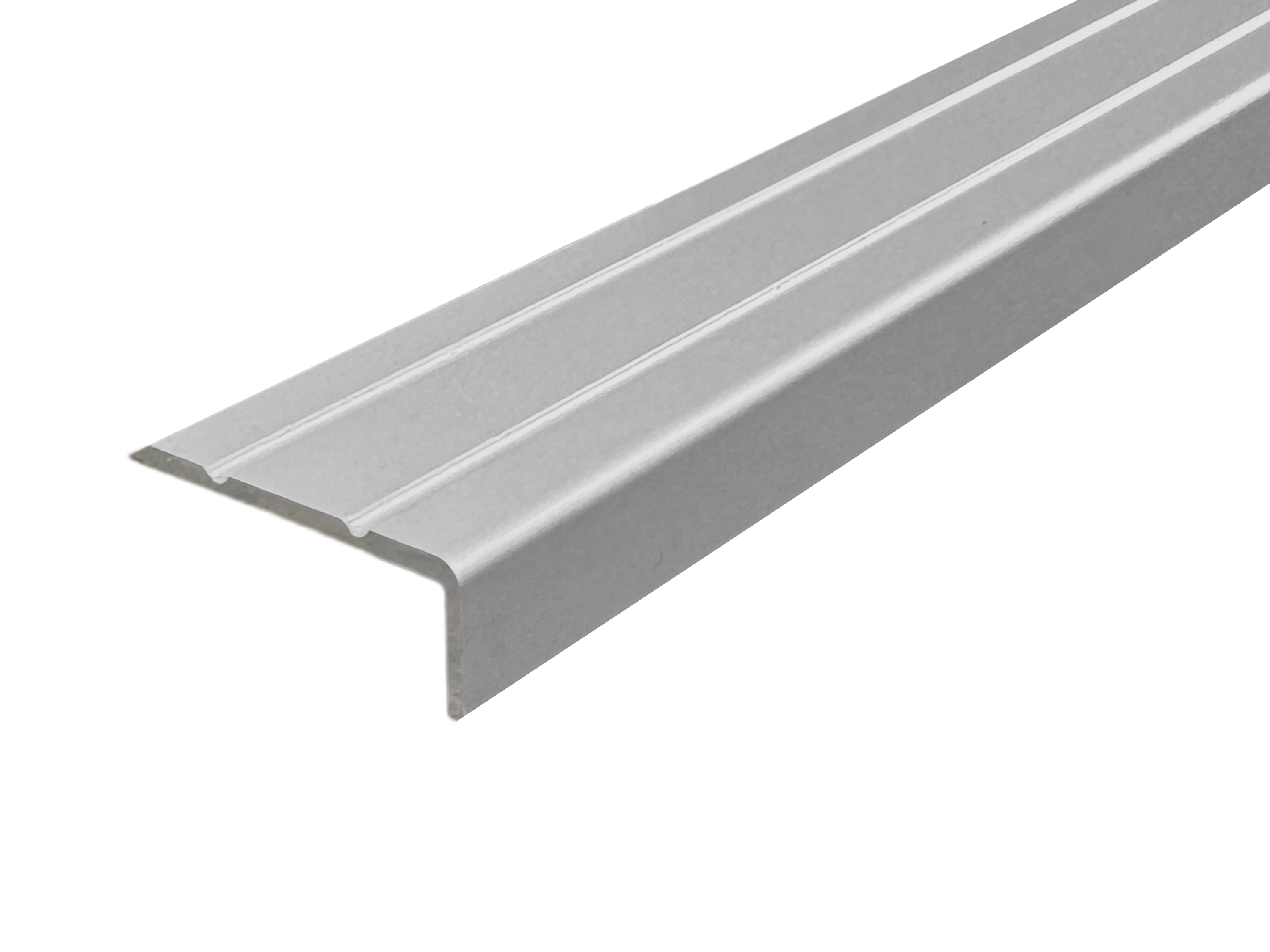 ufitec® Winkelprofil / Treppenkantenprofil  - selbstklebend - 24 x 10 mm -  Alu eloxiert