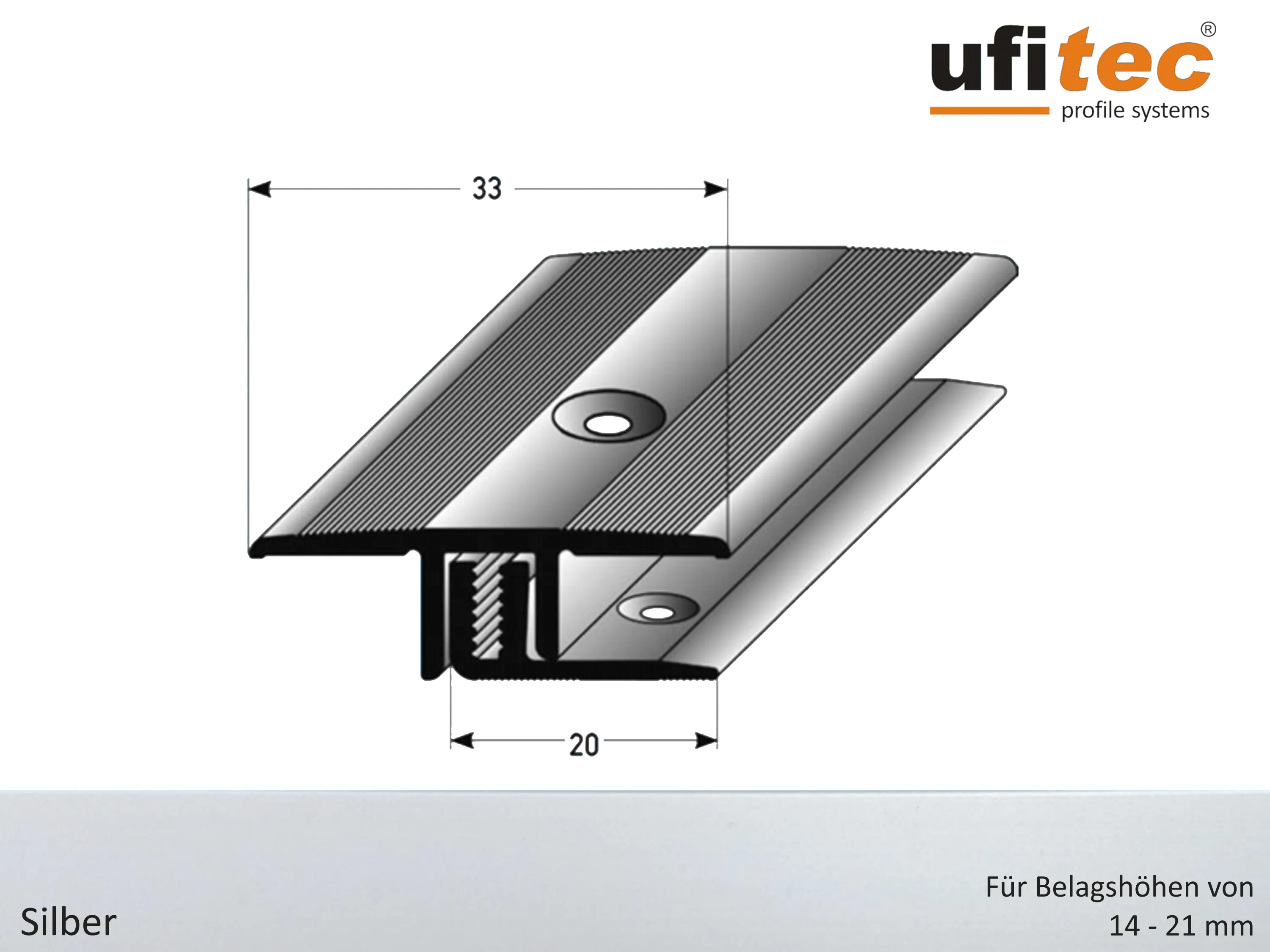 ufitec® TPL-PROFI Schraubprofilsystem für die Verlegung von ufitec® TPL-PROFI Schraubprofilsystem für die Verlegung von