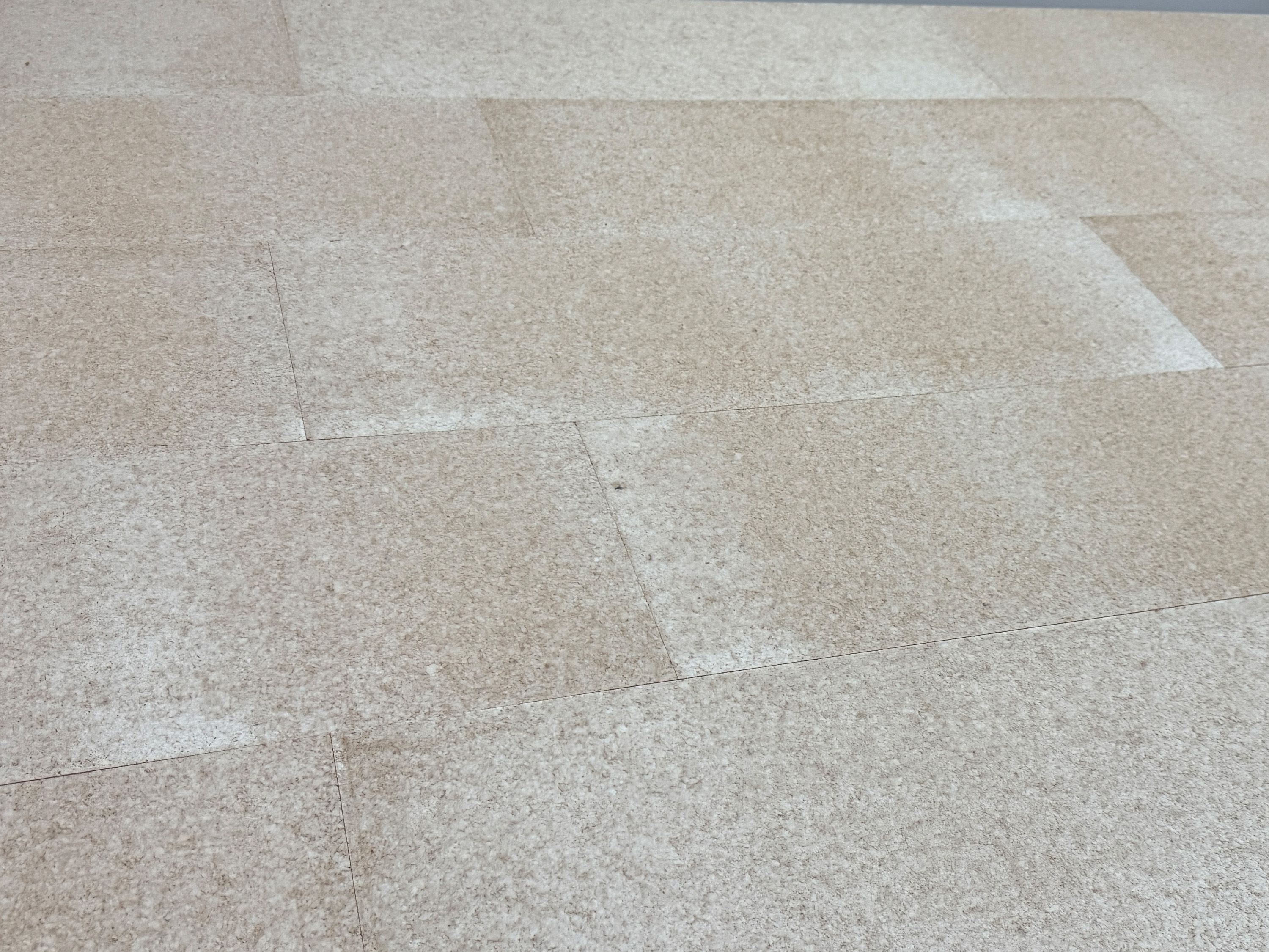 TRECOR® Klick Korkboden PORTO - 10 mm Stark - Farbe: Creme Oberfläche: Keramiklack Sonderposten