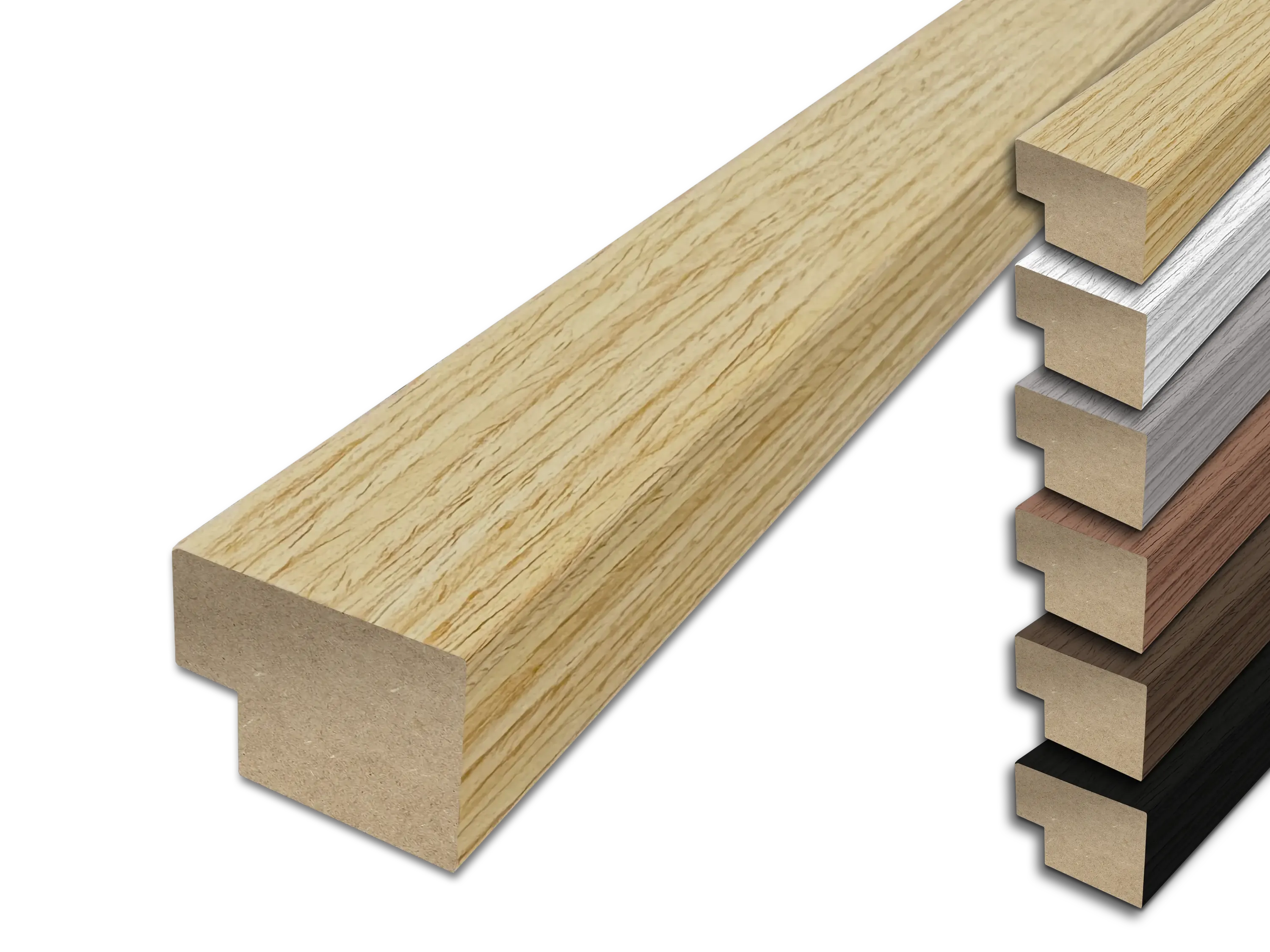 Abschlussleiste für Akustikpaneele 260 cm - verfügbar in allen Dekoren