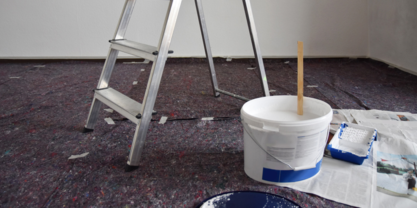 Abdeckmaterialien: Malervlies, Milchtütenpapier und Co.