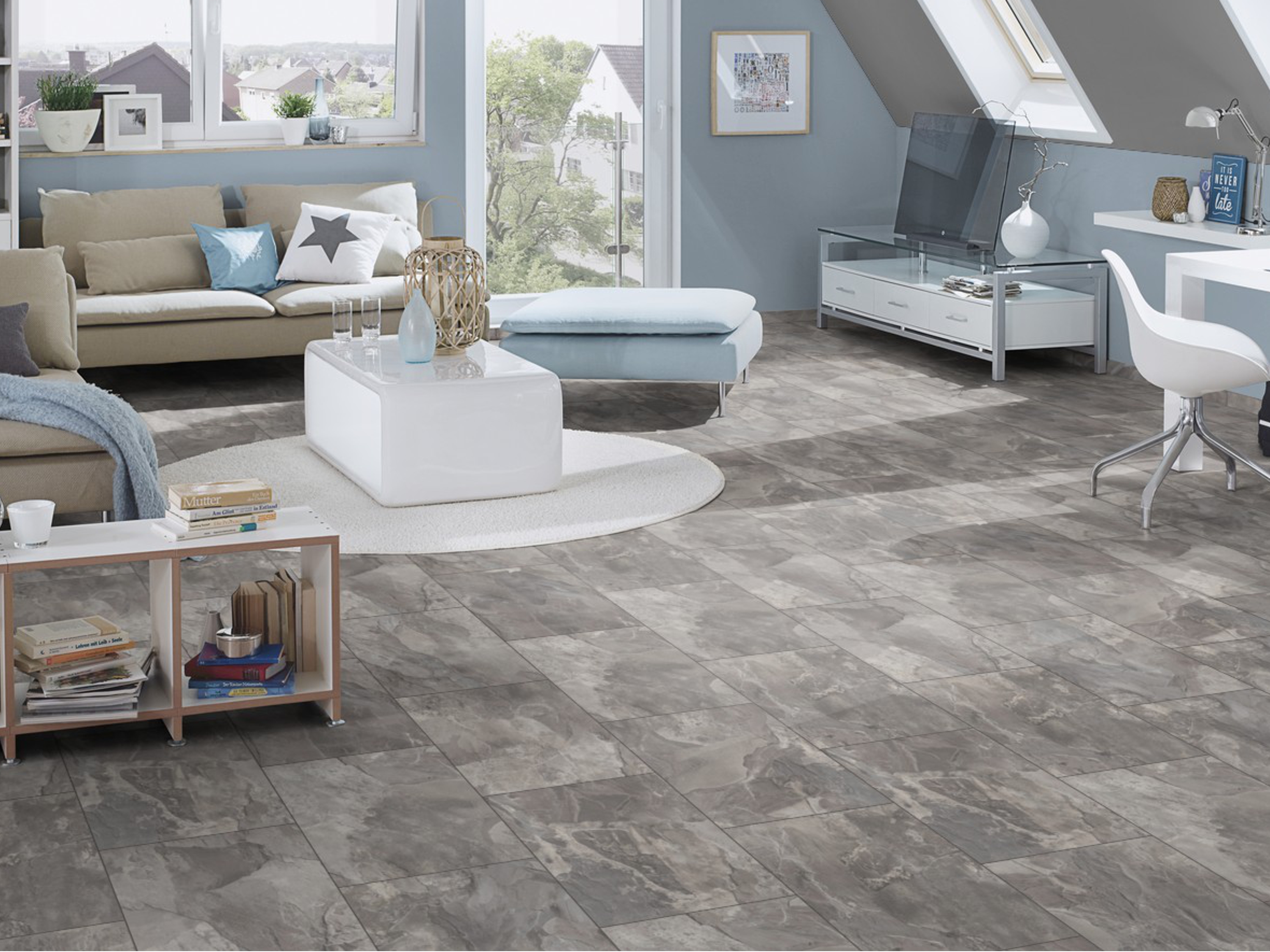 Laminatboden KronoOriginal® Atlantic 8 - Silverado Slate K387 - 8 mm - MO.RE! Moisture resistant Laminatboden KronoOriginal® Atlantic 8 - Silverado Slate K387 - 8 mm - MO.RE! Moisture resistant