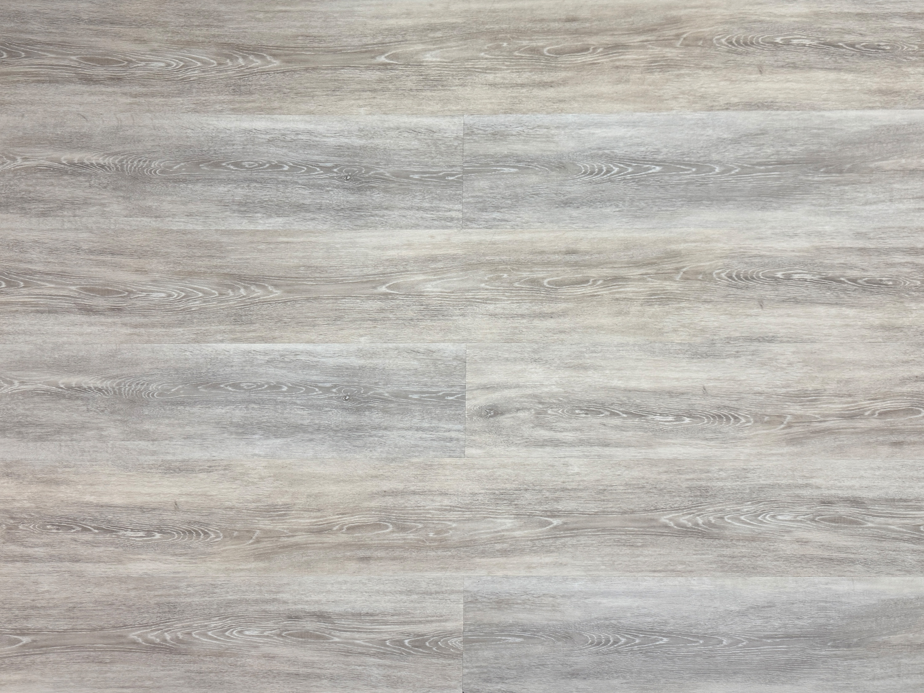 Vinylboden Eiche Premium Silber Rigid Klickvinyl 6,5 mm Stark, V4 Fuge, inkl. 1 mm Trittschalldämmung