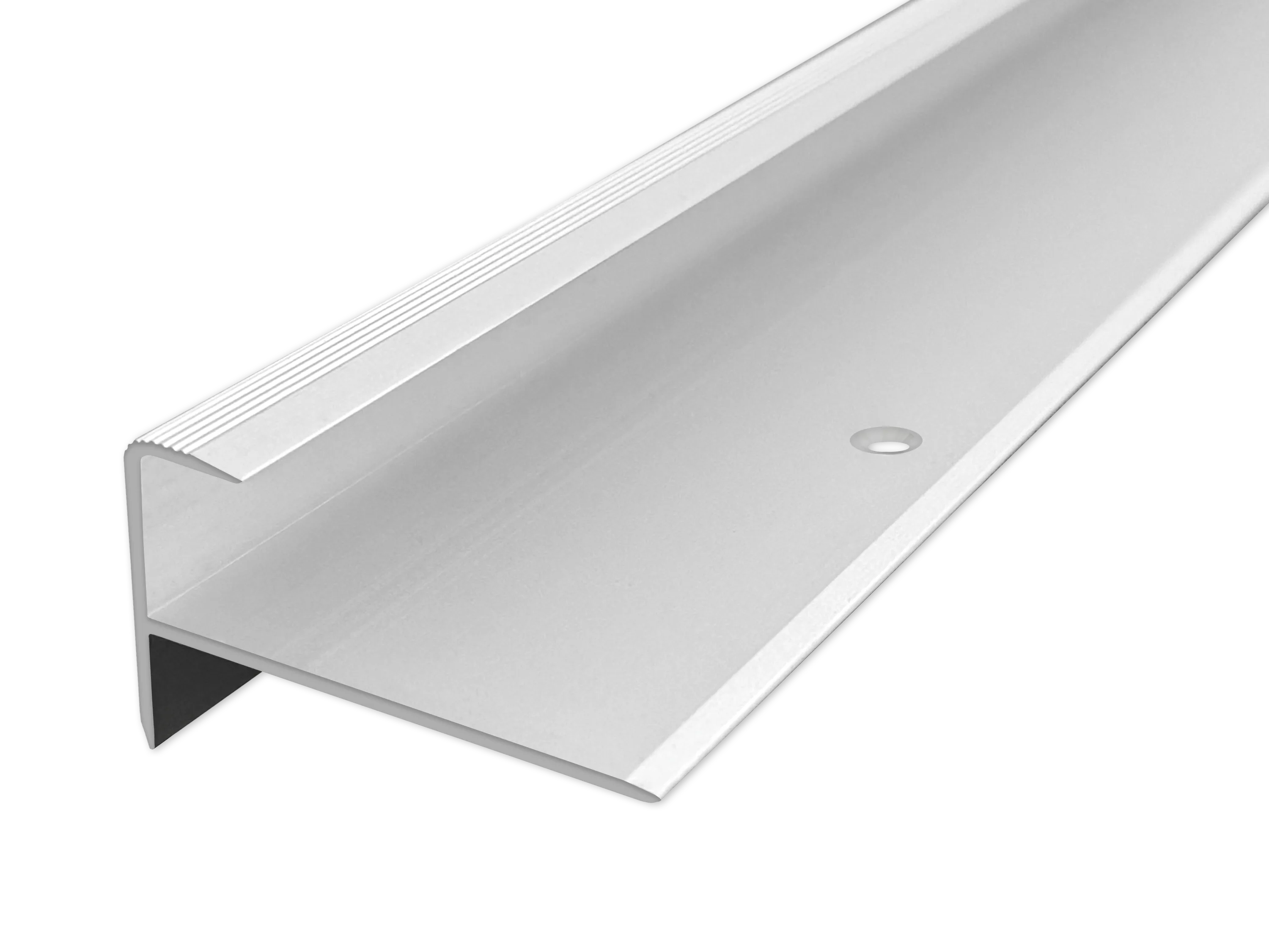 ufitec® Einschubprofil für Belagshöhen bis 15,3 mm mit 12 mm Nase Treppen-/Stufen Abschlussprofi ufitec® Einschubprofil für Belagshöhen bis 15,3 mm mit 12 mm Nase Treppen-/Stufen Abschlussprofi