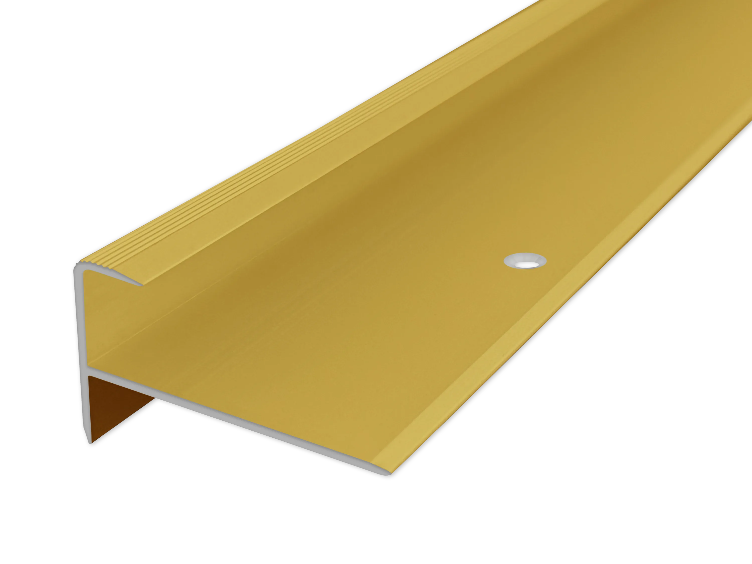 ufitec® Einschubprofil für Belagshöhen bis 15,3 mm mit 12 mm Nase Treppen-/Stufen Abschlussprofi ufitec® Einschubprofil für Belagshöhen bis 15,3 mm mit 12 mm Nase Treppen-/Stufen Abschlussprofi