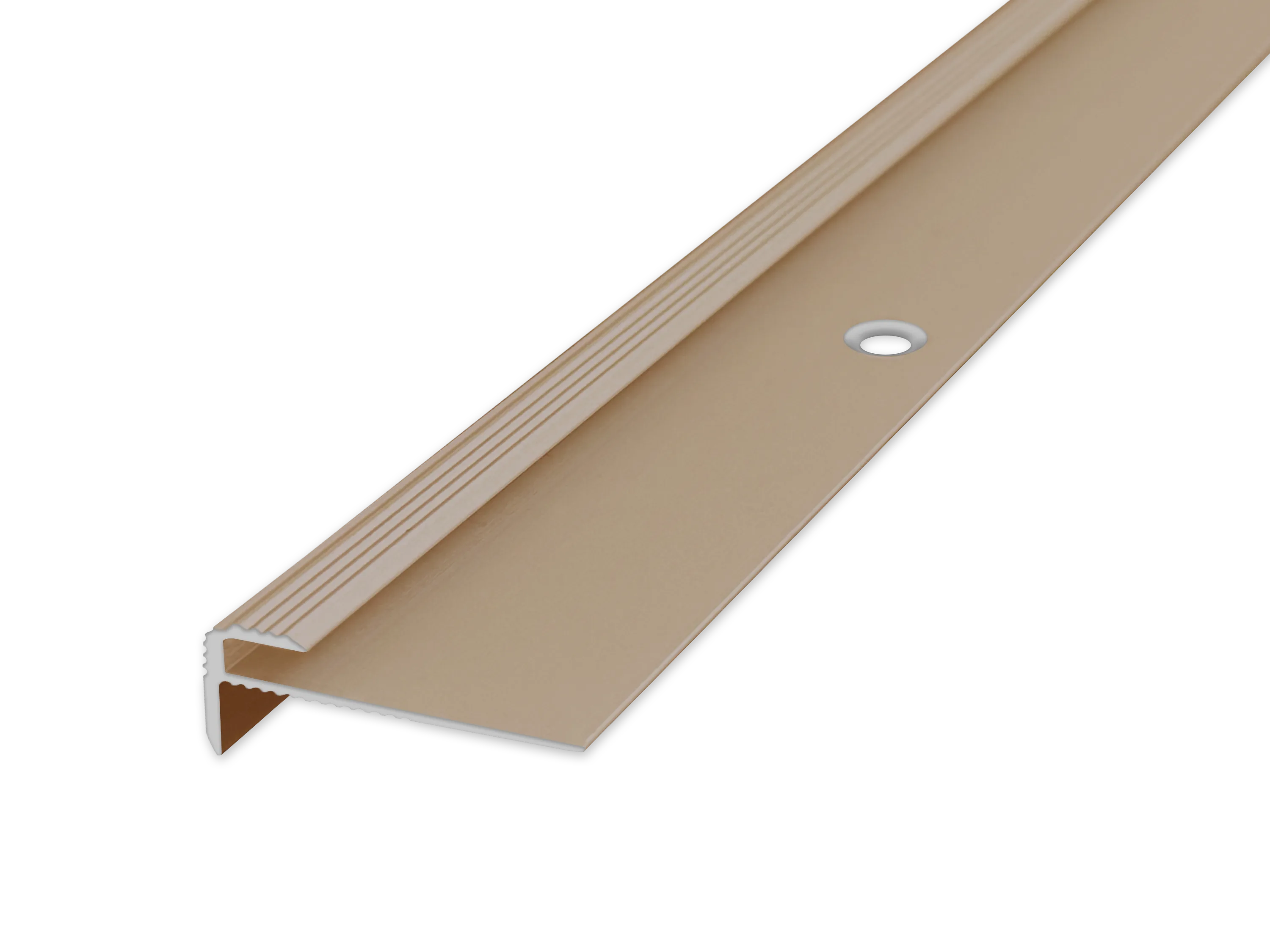 ufitec® Einschubprofil für Belagshöhen bis 3 mm mit 7 mm Nase Treppen-/Stufen Abschlussprofil ufitec® Einschubprofil für Belagshöhen bis 3 mm mit 7 mm Nase Treppen-/Stufen Abschlussprofil