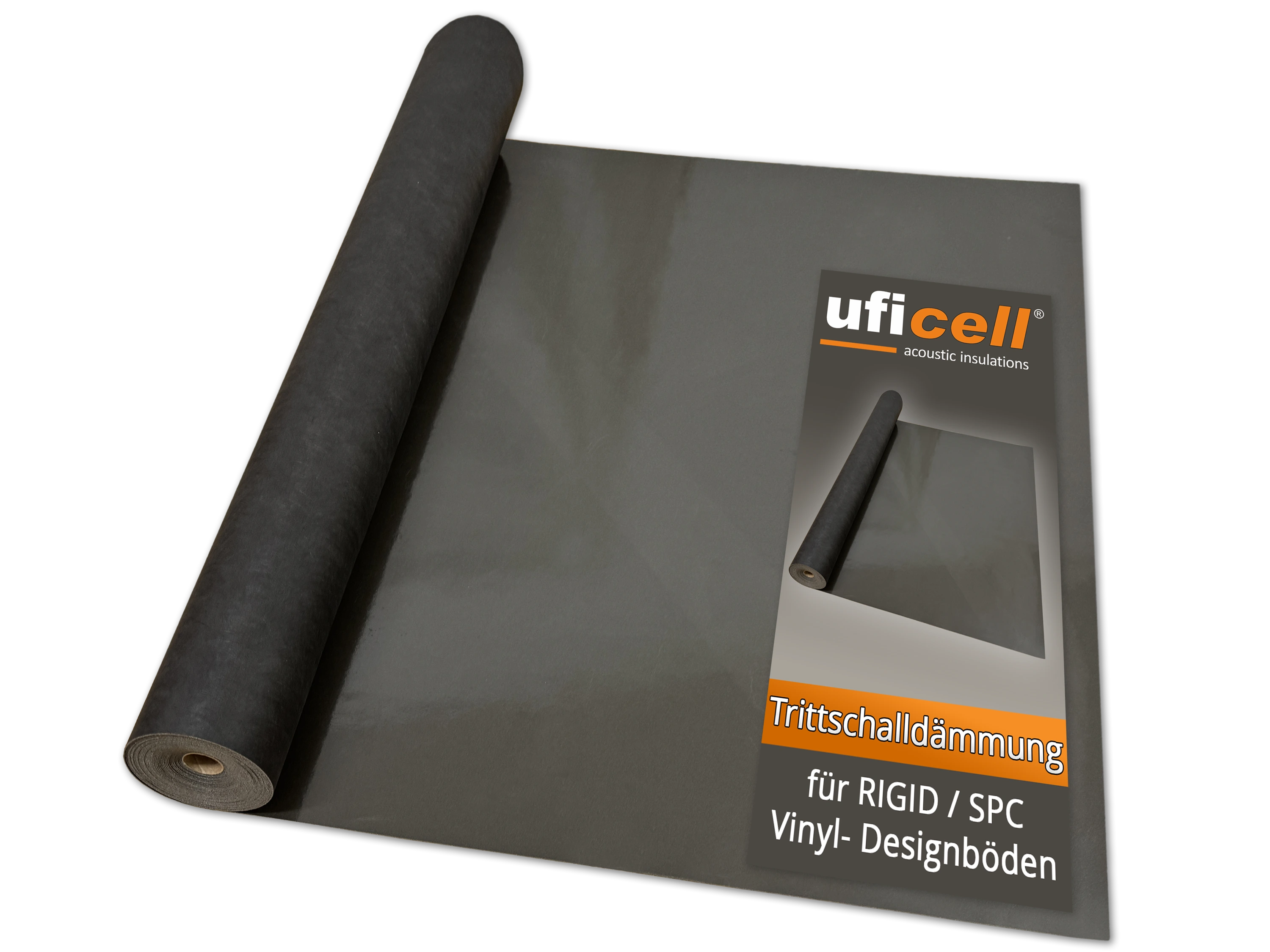uficell® VINOSOUND RIGID premium Vinylunterlage Trittschallmatte für Rigid/SPC Vinylboden