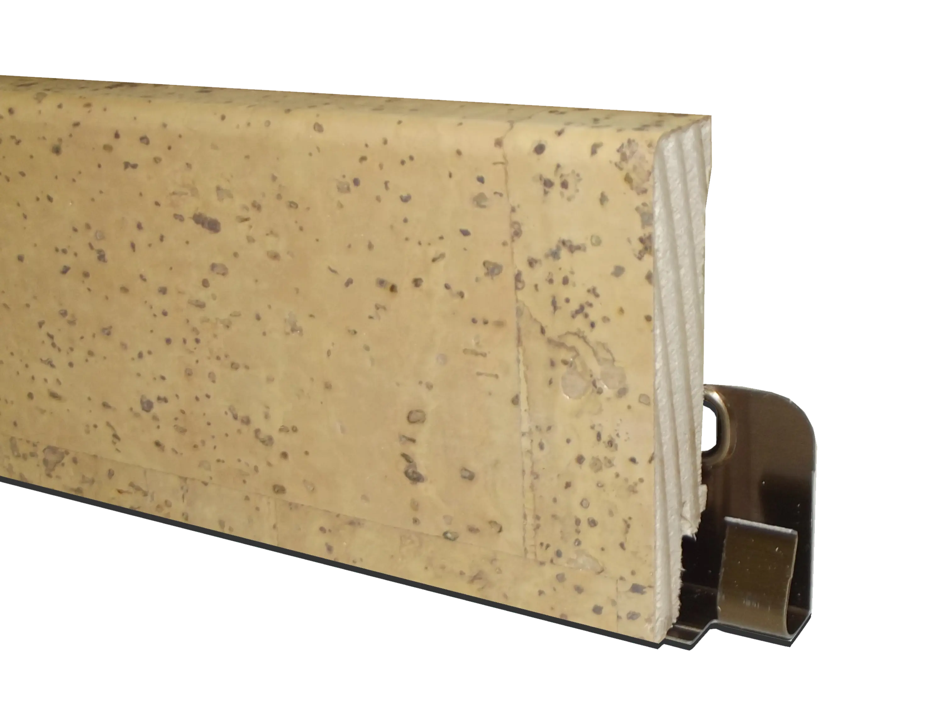 Korksockelleiste Merida - 24 Farben - Höhe: 60 mm Tiefe: 16 mm Länge: 240 cm Korksockelleiste Merida - 24 Farben - Höhe: 60 mm Tiefe: 16 mm Länge: 240 cm