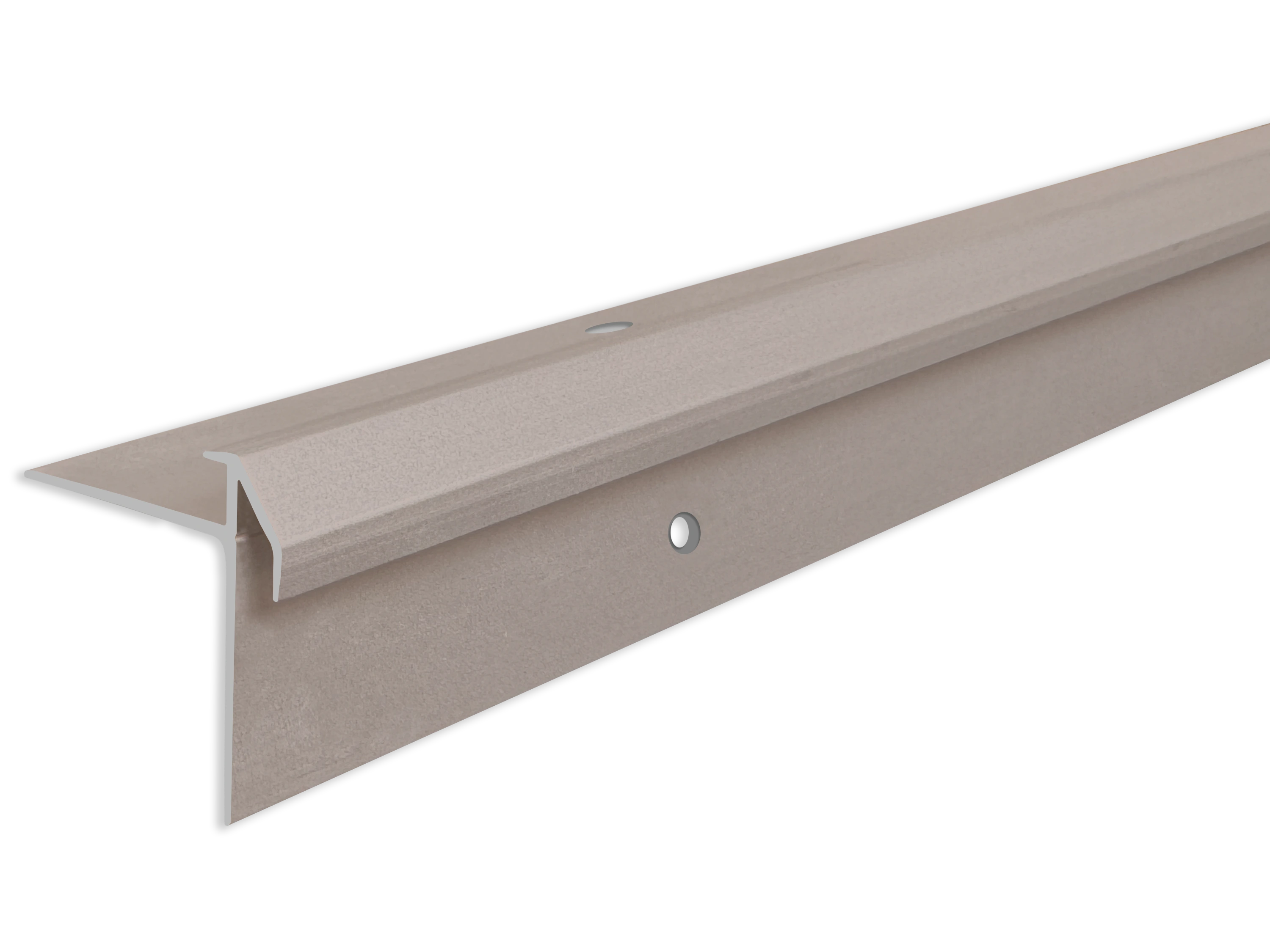 ufitec® Treppenkantenprofil beidseitig für Vinylböden für Belagshöhen von 5 mm - Alu eloxiert ufitec® Treppenkantenprofil beidseitig für Vinylböden für Belagshöhen von 5 mm - Alu eloxiert