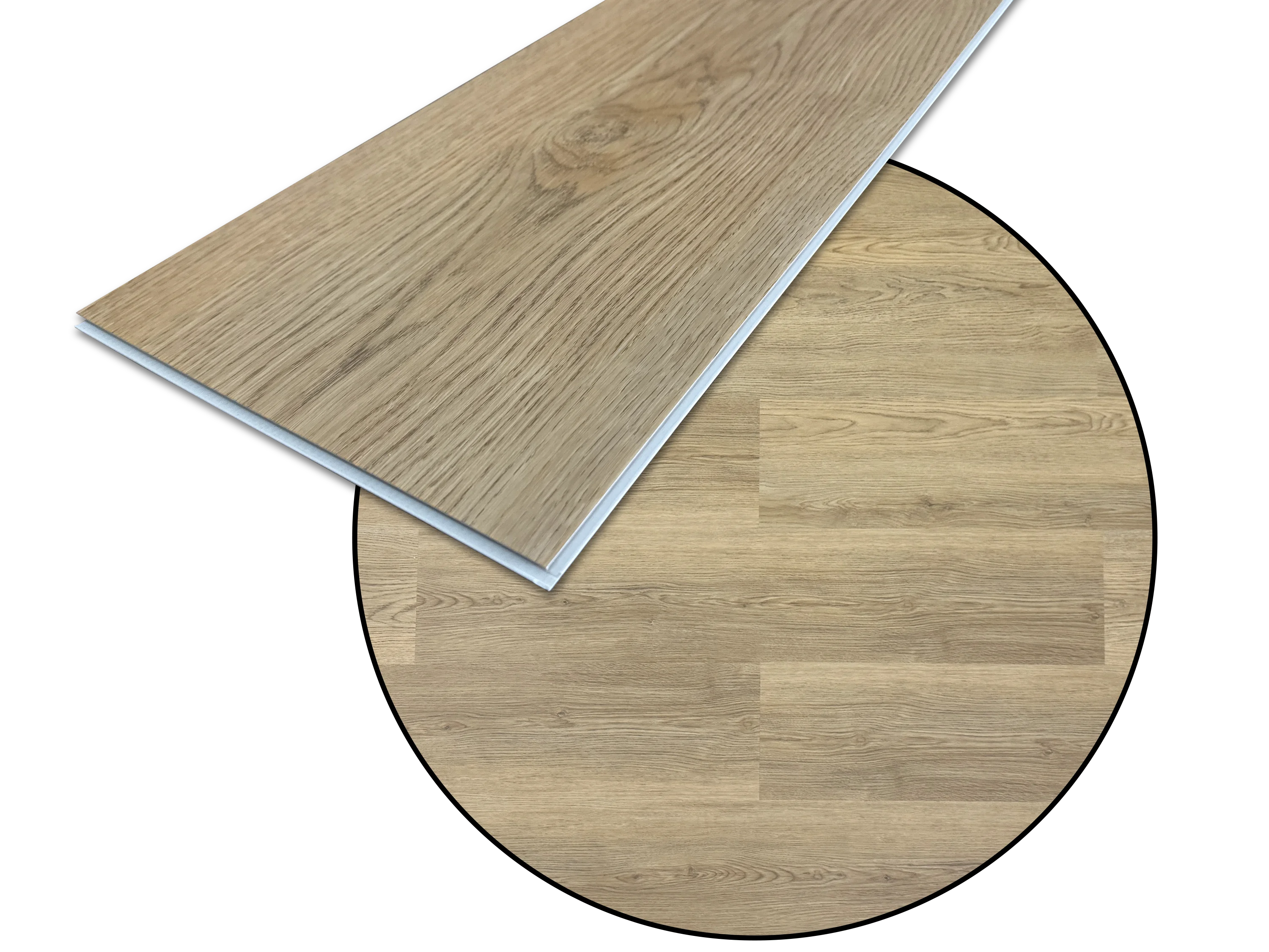 Vinylboden Eiche Classic Klickvinyl 4.5 mm Stark inkl. 1 mm Trittschalldämmung und 0,3 mm Nutzschicht SPC Trägerplatte