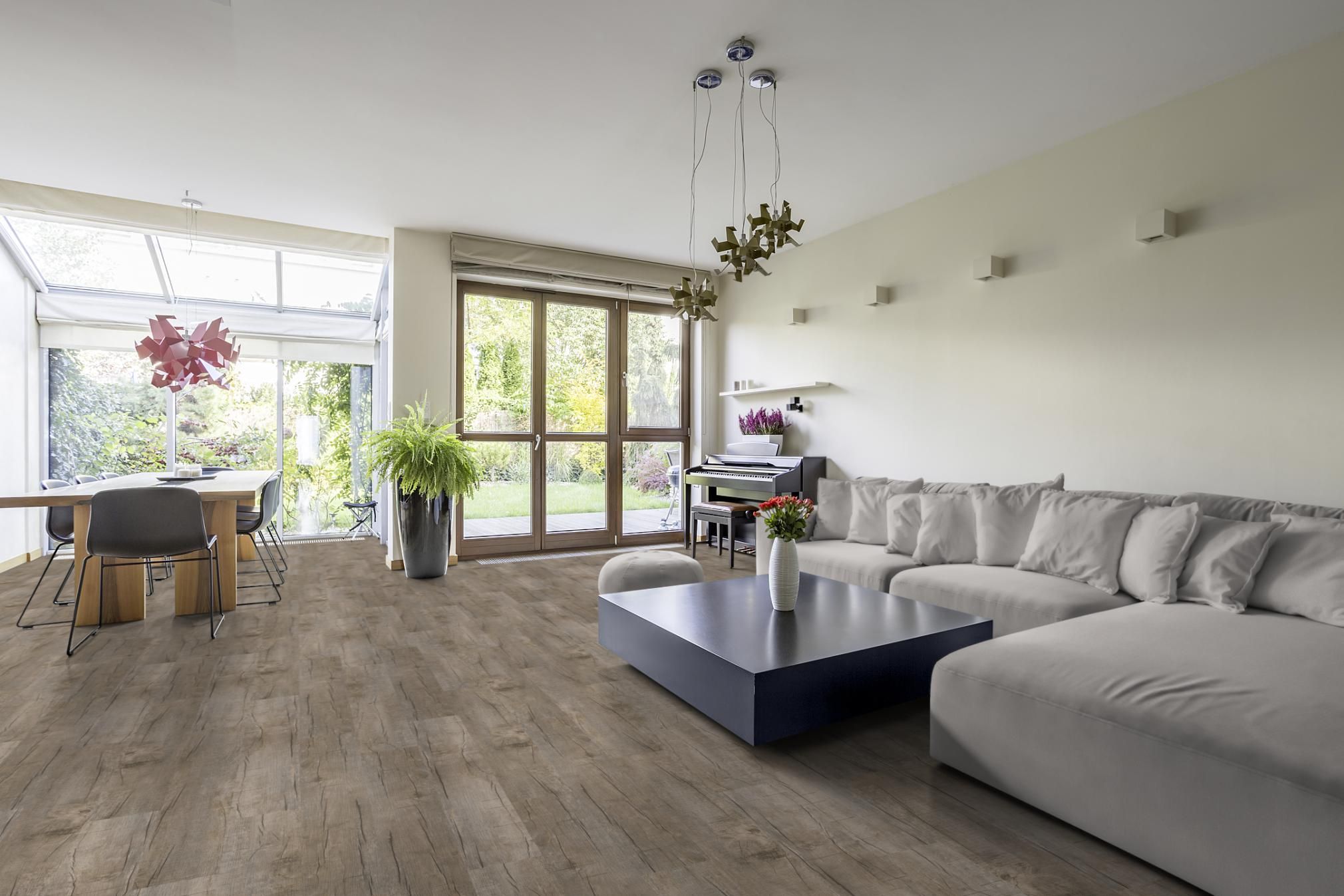 TRECOR® LVT Dryback Klebe Vinylboden Eiche Old Rustik Landhausdiele - 2 mm starker Designboden TRECOR® LVT Dryback Klebe Vinylboden Eiche Old Rustik Landhausdiele - 2 mm starker Designboden