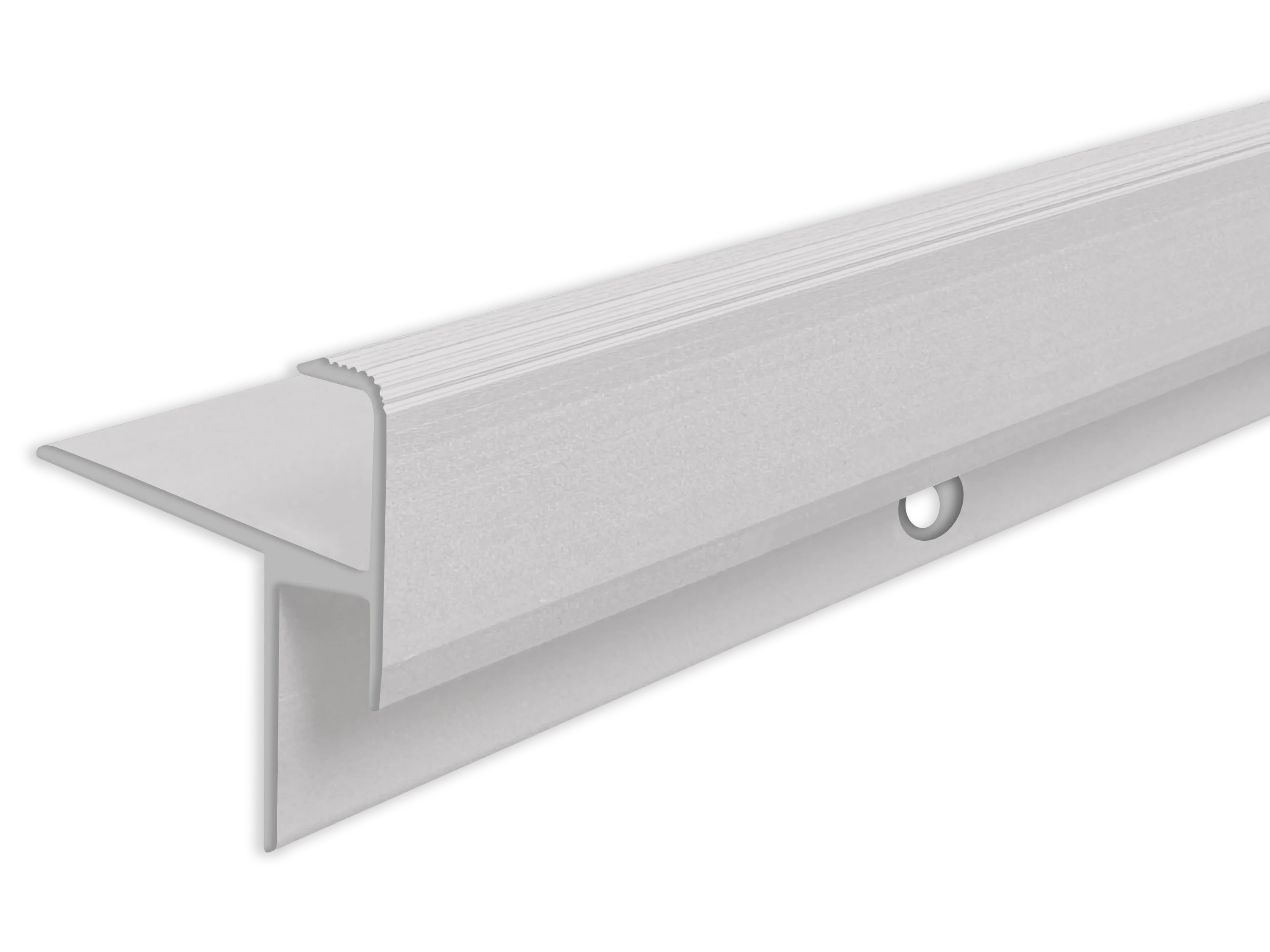 ufitec® Treppenkantenprofil beidseitig für Laminat u. Parkett - Belagshöhen von 10,3 mm-Alu eloxiert ufitec® Treppenkantenprofil beidseitig für Laminat u. Parkett - Belagshöhen von 10,3 mm-Alu eloxiert