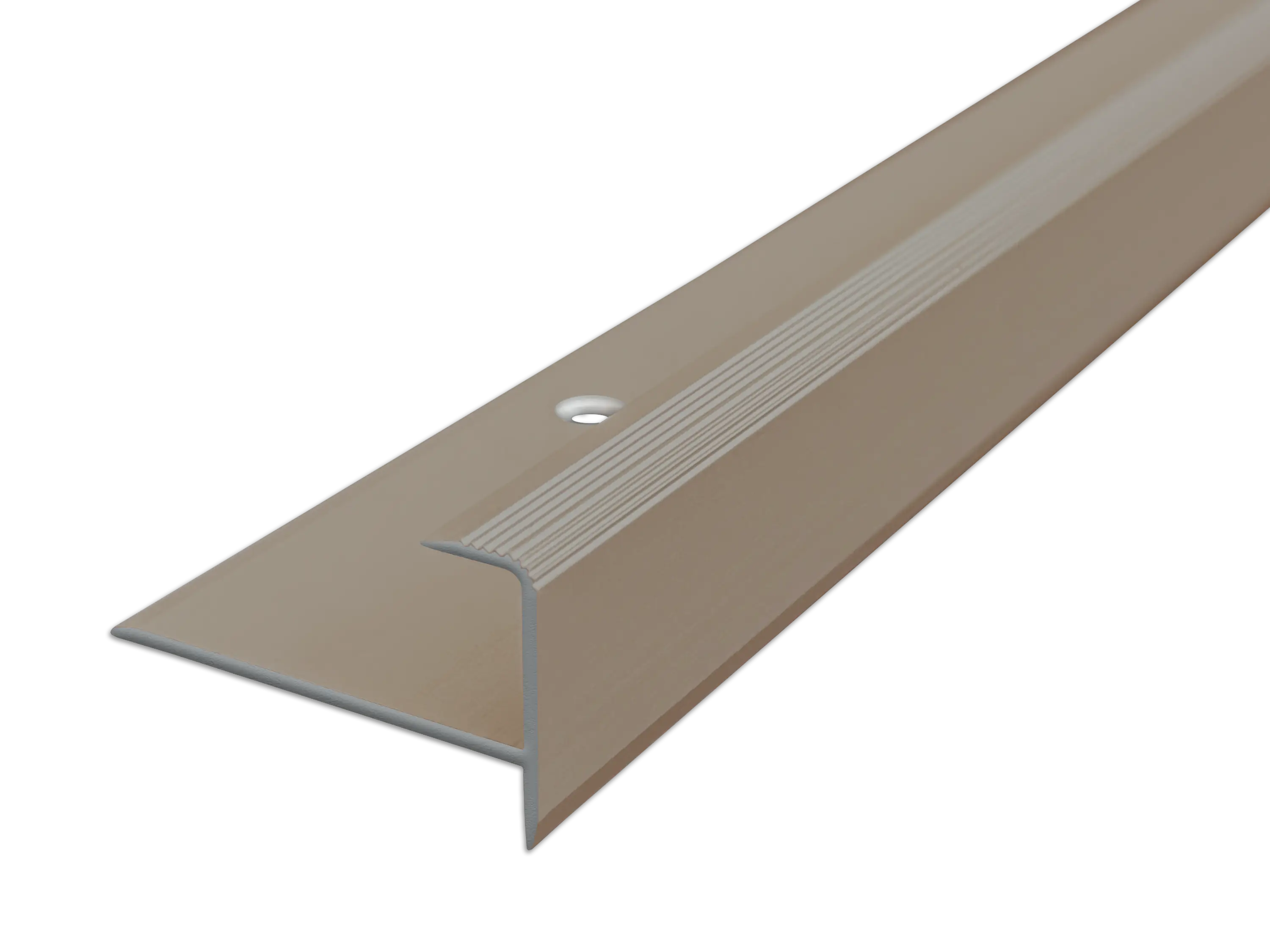 ufitec® Einschubprofil für Belagshöhen bis 10,3 mm mit 7 mm Nase Treppen-/Stufen Abschlussprofil ufitec® Einschubprofil für Belagshöhen bis 10,3 mm mit 7 mm Nase Treppen-/Stufen Abschlussprofil