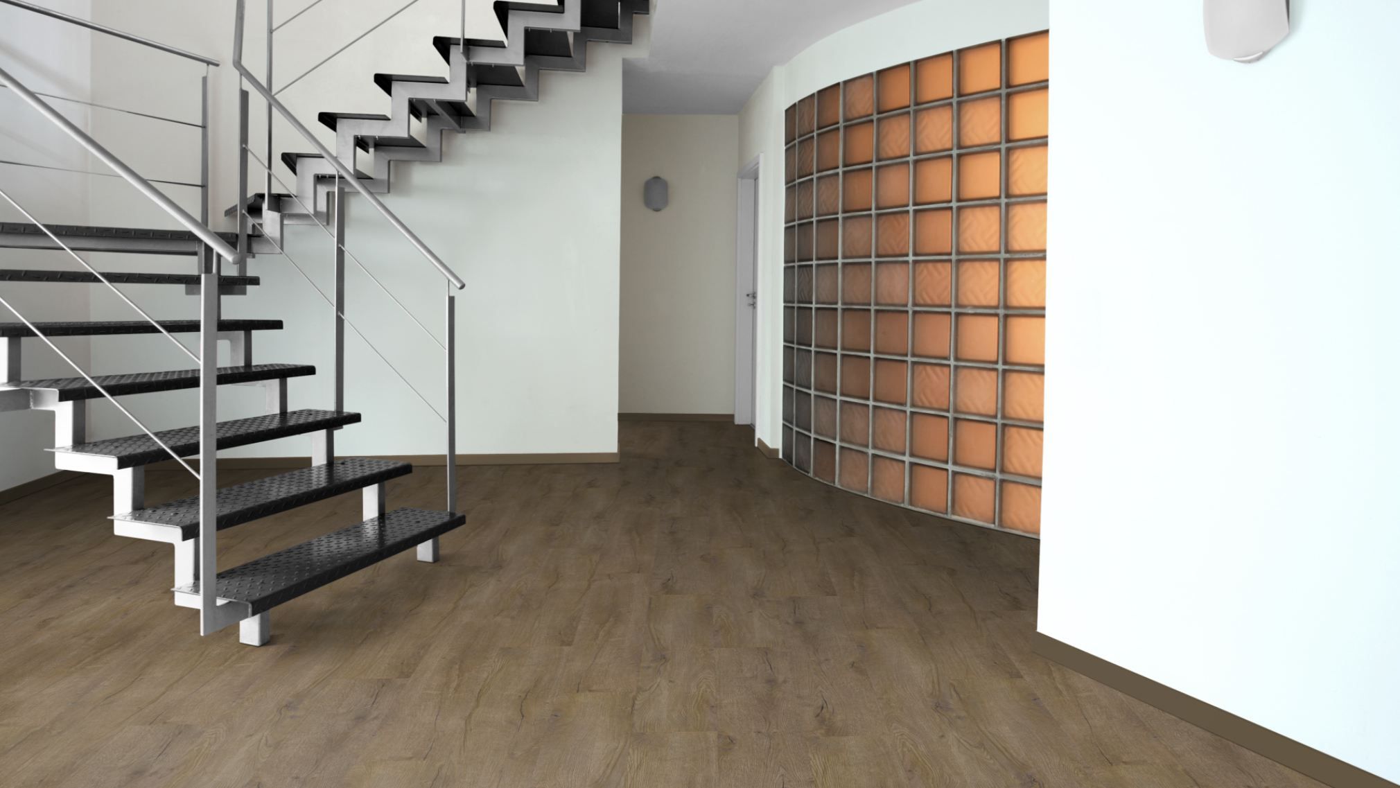 TRECOR® SPC / RIGID Klick Vinylboden Prestige Eiche Dunkel Landhausdiele - 5 mm - mit Synchronoberfläche TRECOR® SPC / RIGID Klick Vinylboden Prestige Eiche Dunkel Landhausdiele - 5 mm - mit Synchronoberfläche