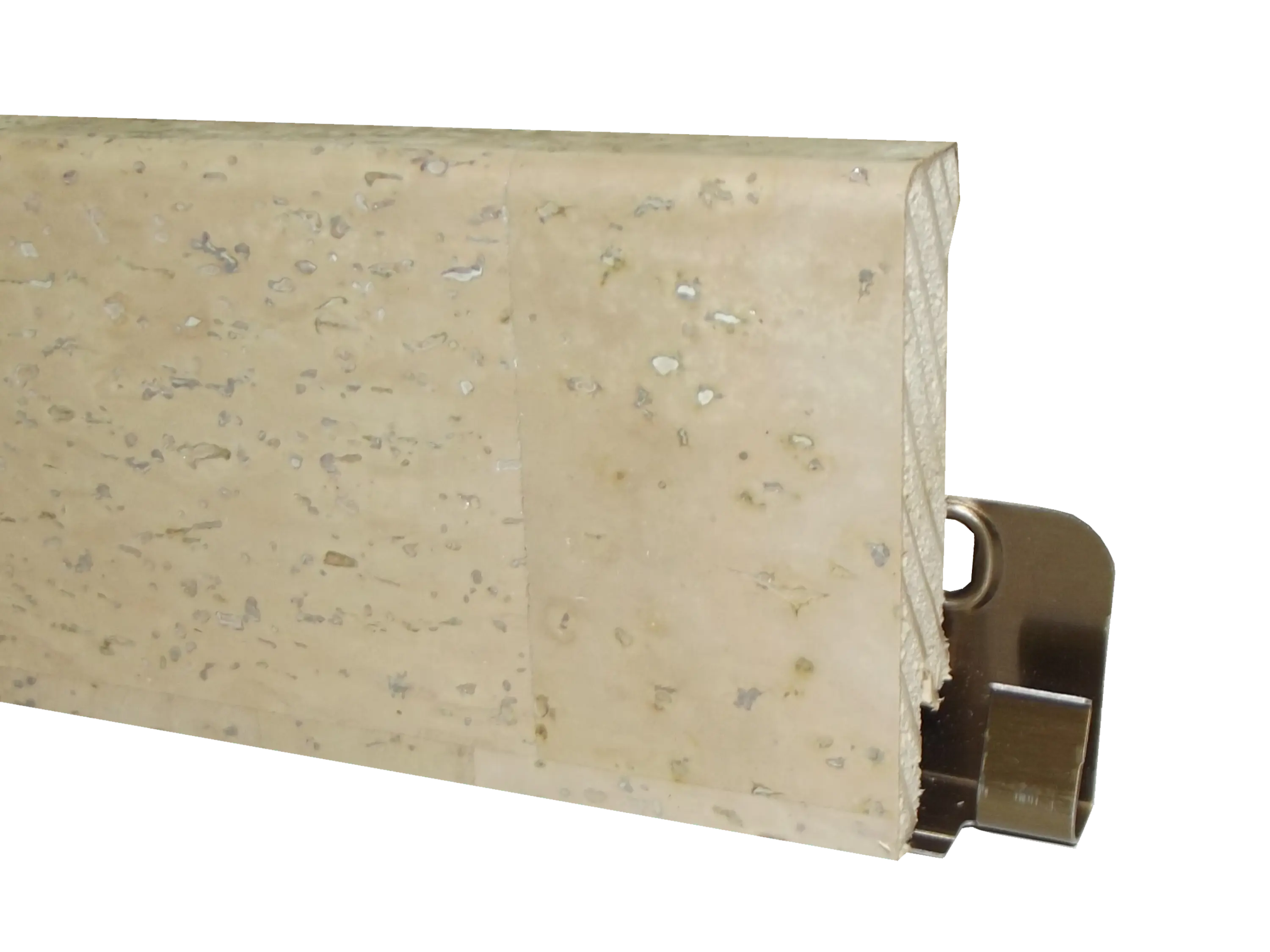 Korksockelleiste Merida - 24 Farben - Höhe: 60 mm Tiefe: 16 mm Länge: 240 cm Korksockelleiste Merida - 24 Farben - Höhe: 60 mm Tiefe: 16 mm Länge: 240 cm