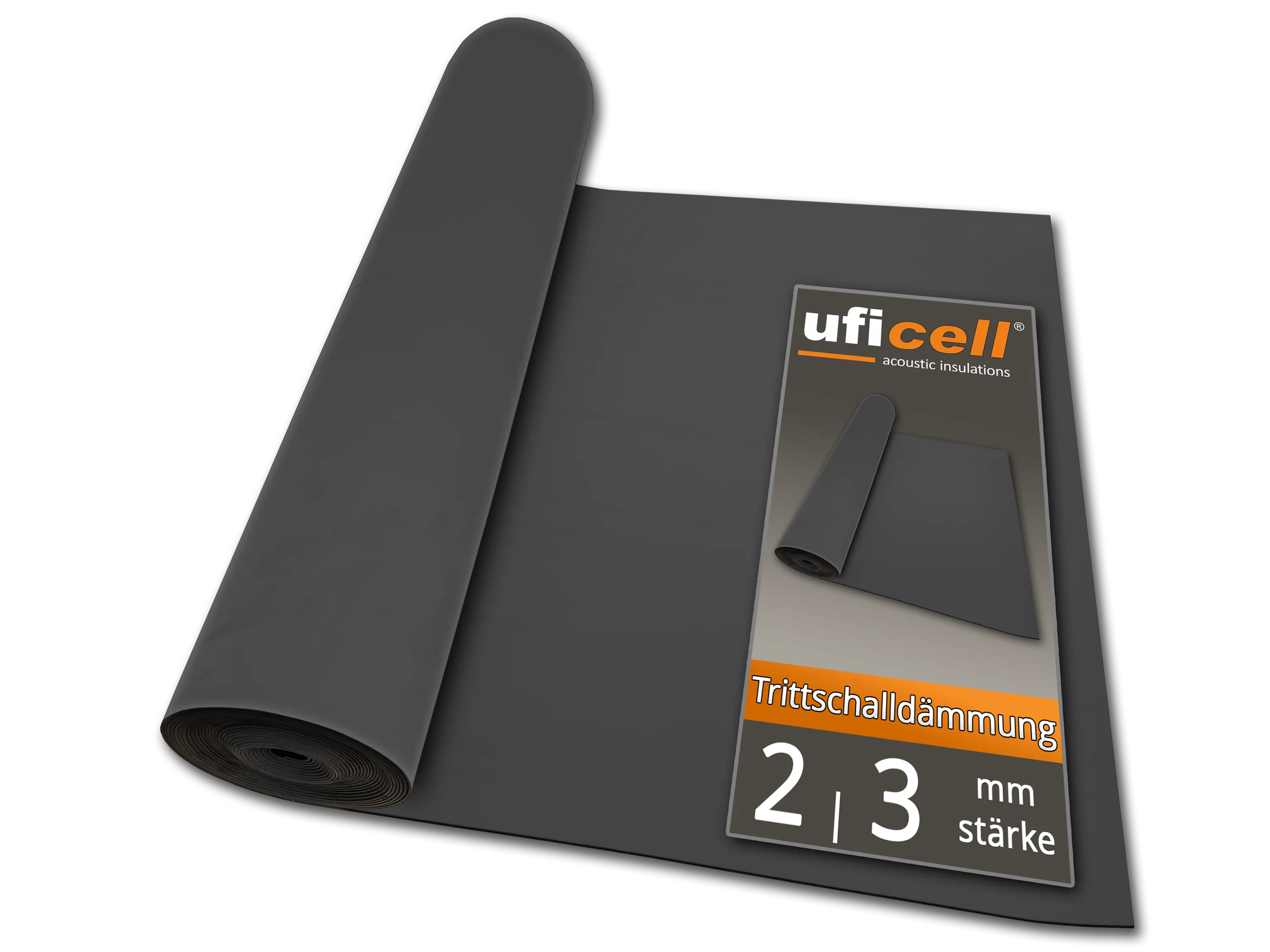uficell® Multisound Akustik Trittschalldämmung für Laminat- und Parkettböden aus EVA-Schaum