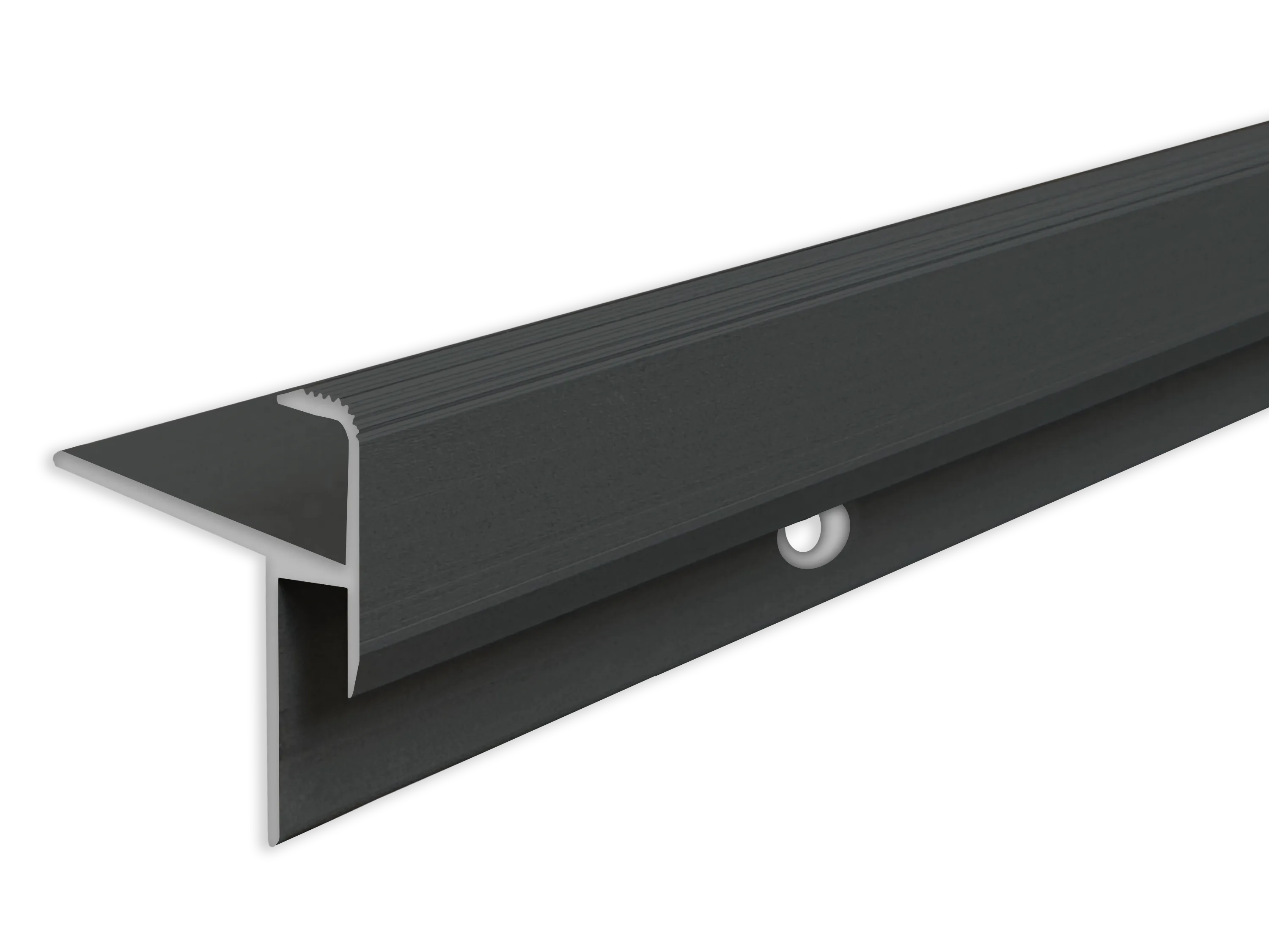 ufitec® Treppenkantenprofil beidseitig für Laminat u. Parkett - Belagshöhen von 8,5 mm Alu eloxiert