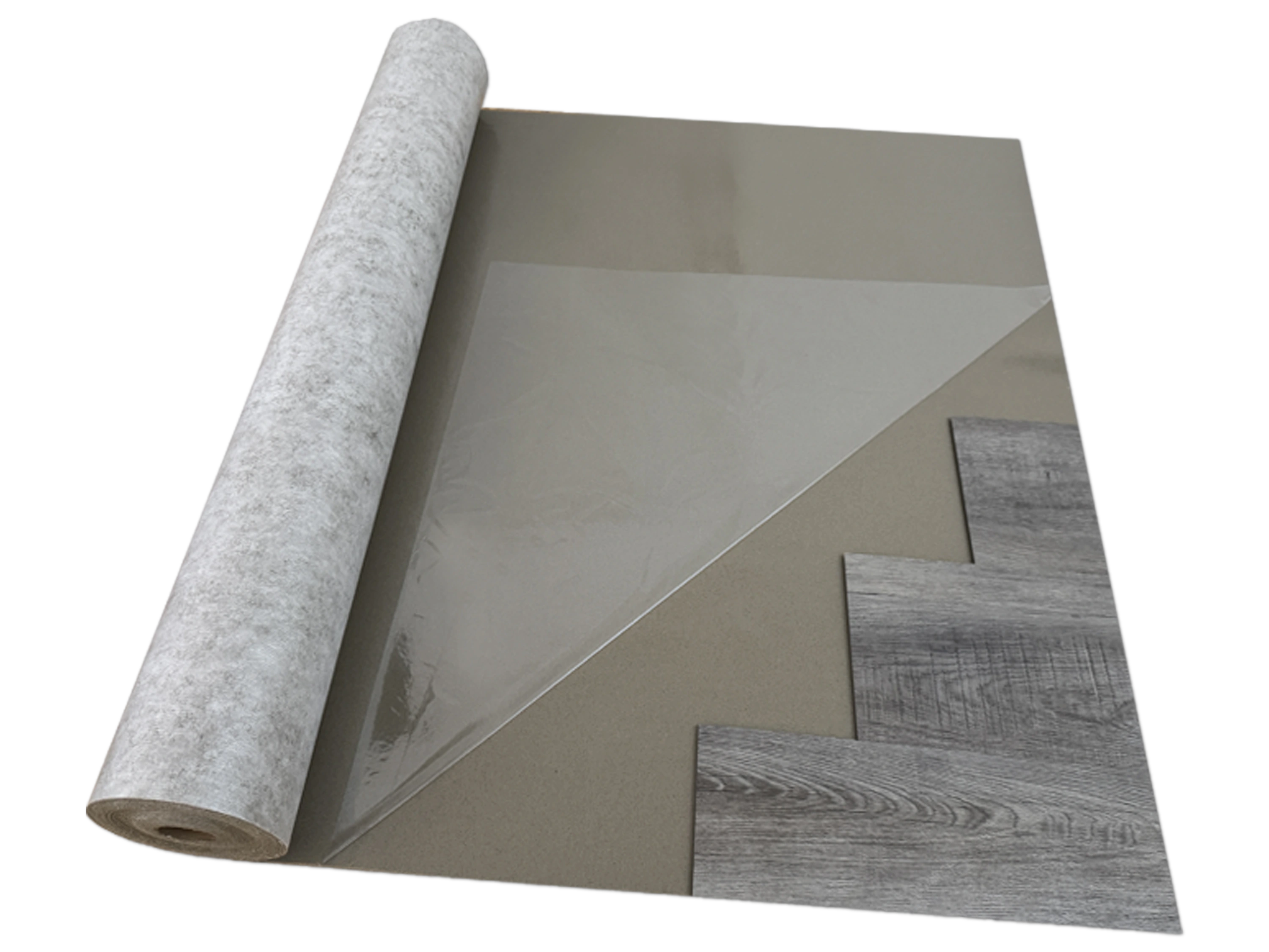 uficell® VINOSOUND FIX premium LVT-Vinyl Trittschalldämmung mit Haftbeschichtung