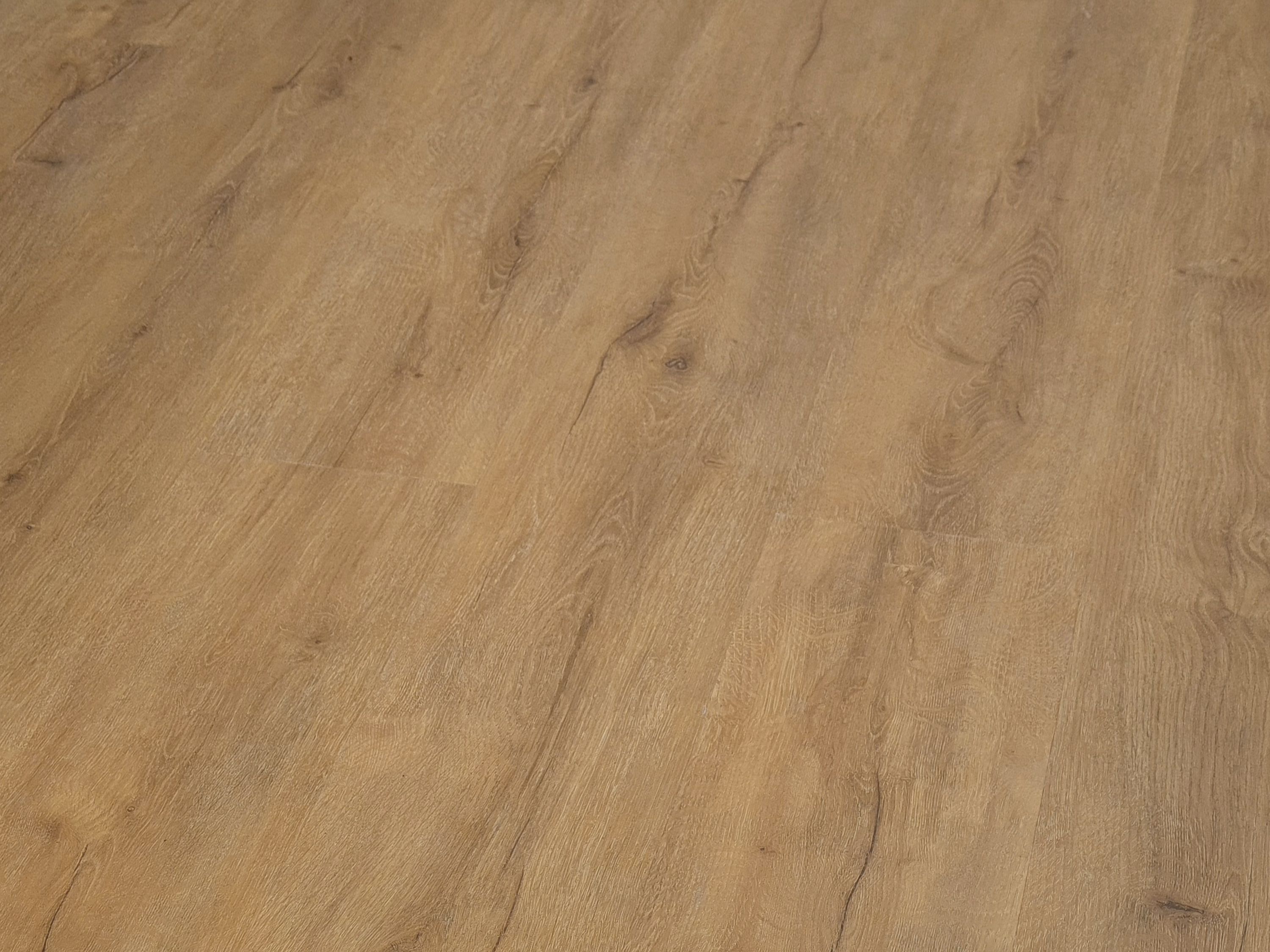 TRECOR® Klick Vinylboden Eiche Premium Natur Dunkel XXL Landhausdiele 6,5 mm Stark mit Trittschallunterlage TRECOR® Klick Vinylboden Eiche Premium Natur Dunkel XXL Landhausdiele 6,5 mm Stark mit Trittschallunterlage