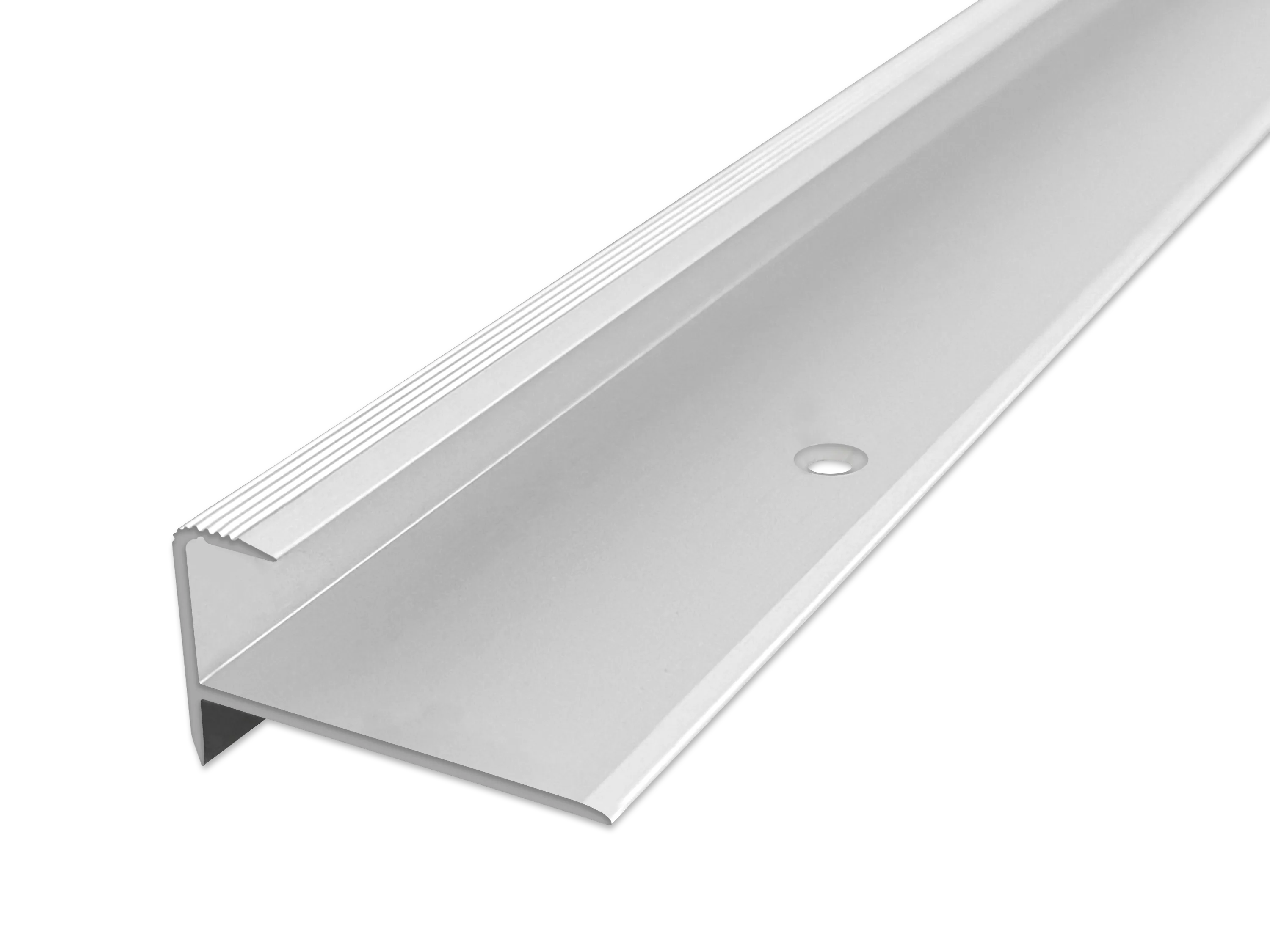 ufitec® Einschubprofil für Belagshöhen bis 10,3 mm mit 7 mm Nase Treppen-/Stufen Abschlussprofil ufitec® Einschubprofil für Belagshöhen bis 10,3 mm mit 7 mm Nase Treppen-/Stufen Abschlussprofil