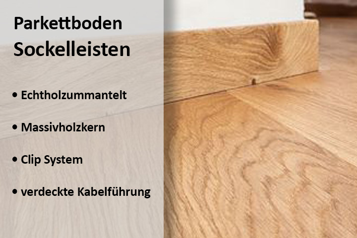 Parkett Sockelleisten
