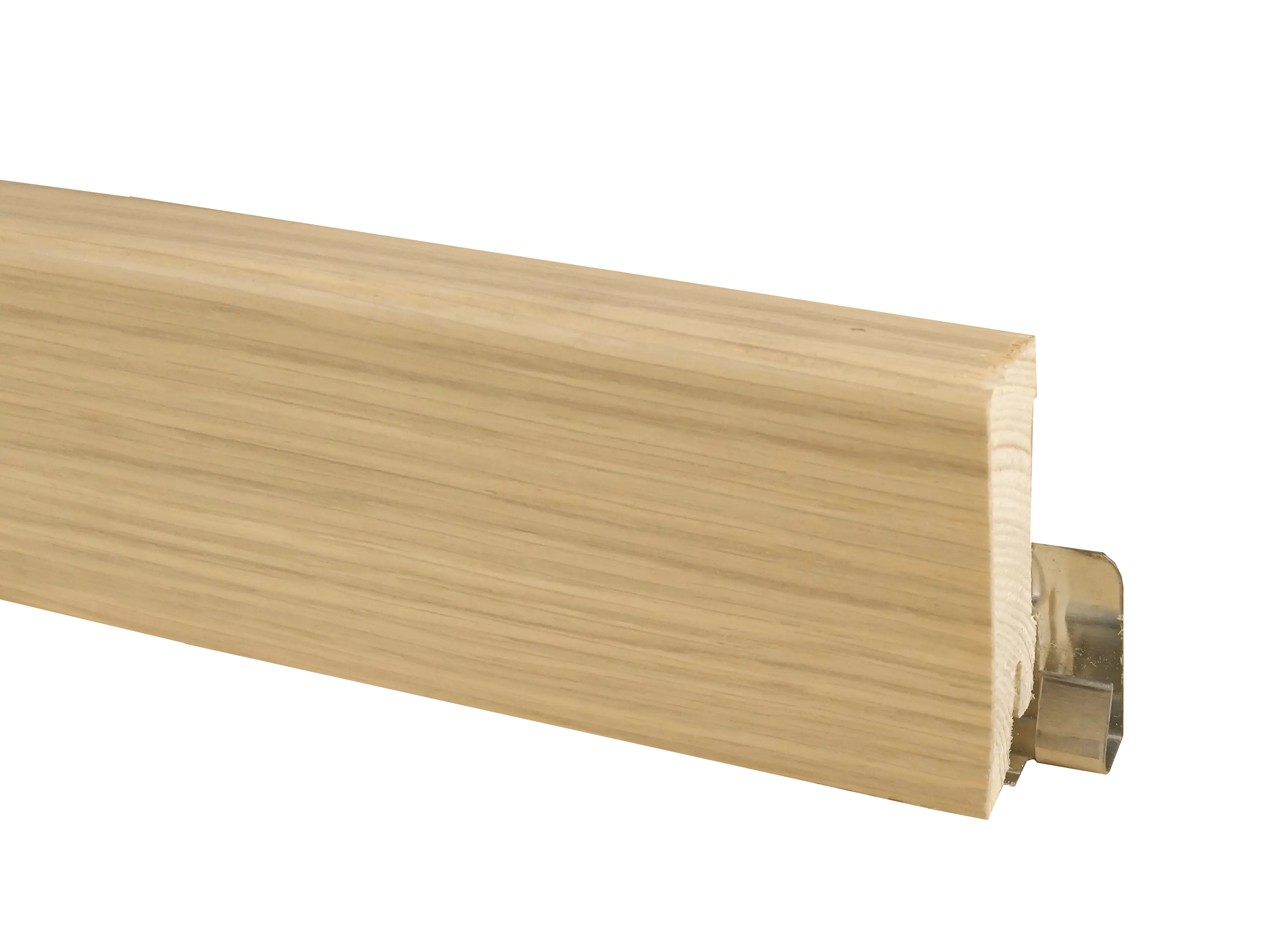 Parkettleiste Eiche leicht weiß, Holz Sockelleiste, furniert, Format: 16 x 58 mm, geölt / lackiert Parkettleiste Eiche leicht weiß, Holz Sockelleiste, furniert, Format: 16 x 58 mm, geölt / lackiert