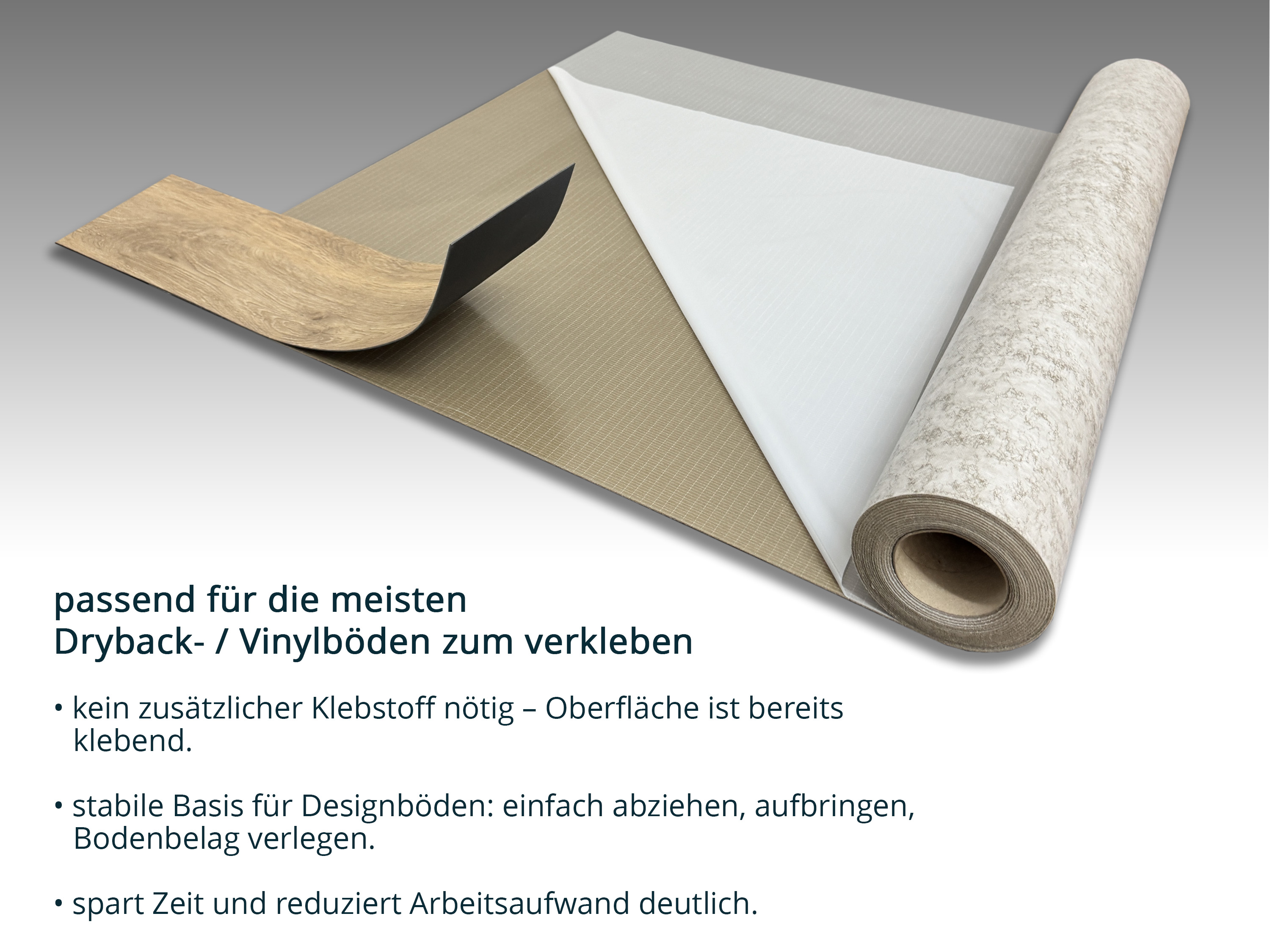 uficell® VINOSTICK® silent premium - selbstklebende Akustikmatte für Dryback Klebevinylböden uficell® VINOSTICK® silent premium - selbstklebende Akustikmatte für Dryback Klebevinylböden