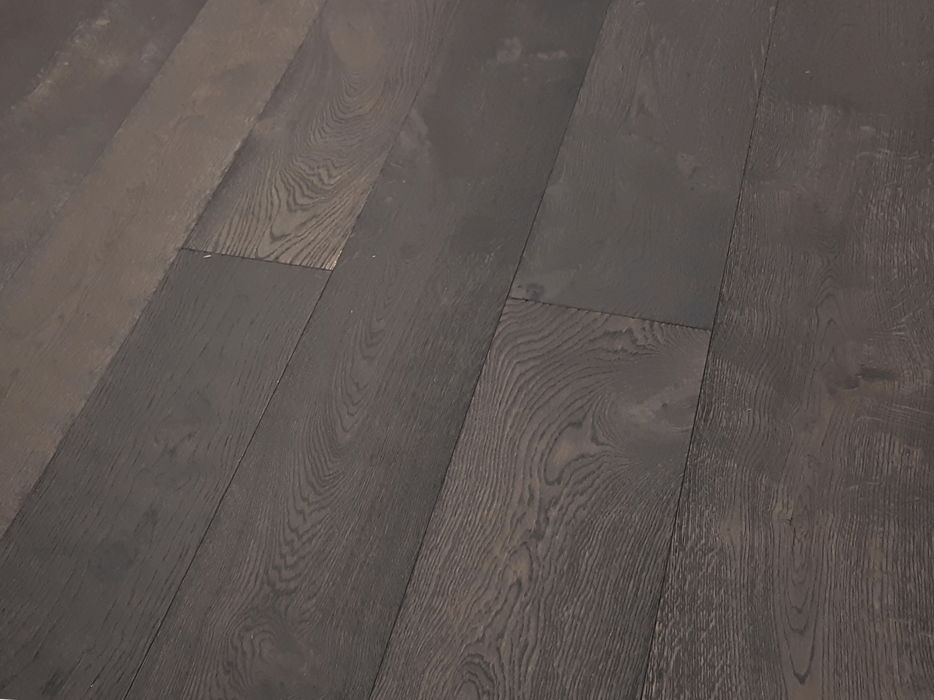 Parkettboden 3-Schicht Landhausdiele Eiche Rustikal Parkett gebürstet RUBIO R305a charcoal endgeölt Parkettboden 3-Schicht Landhausdiele Eiche Rustikal Parkett gebürstet RUBIO R305a charcoal endgeölt