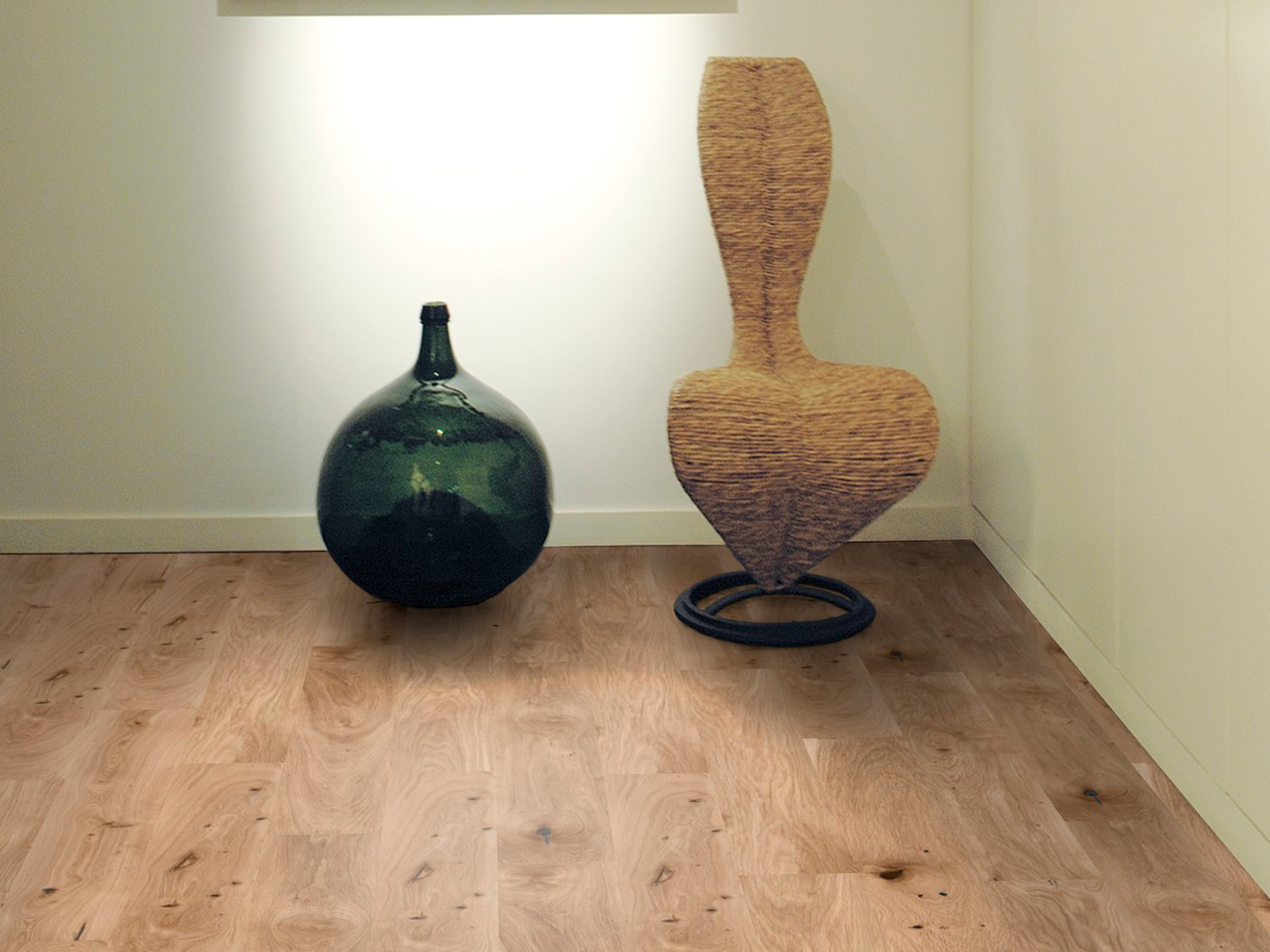 Kork Designboden Wood Basic - Panama Oak, digitalbedrucktes Korkfurnier