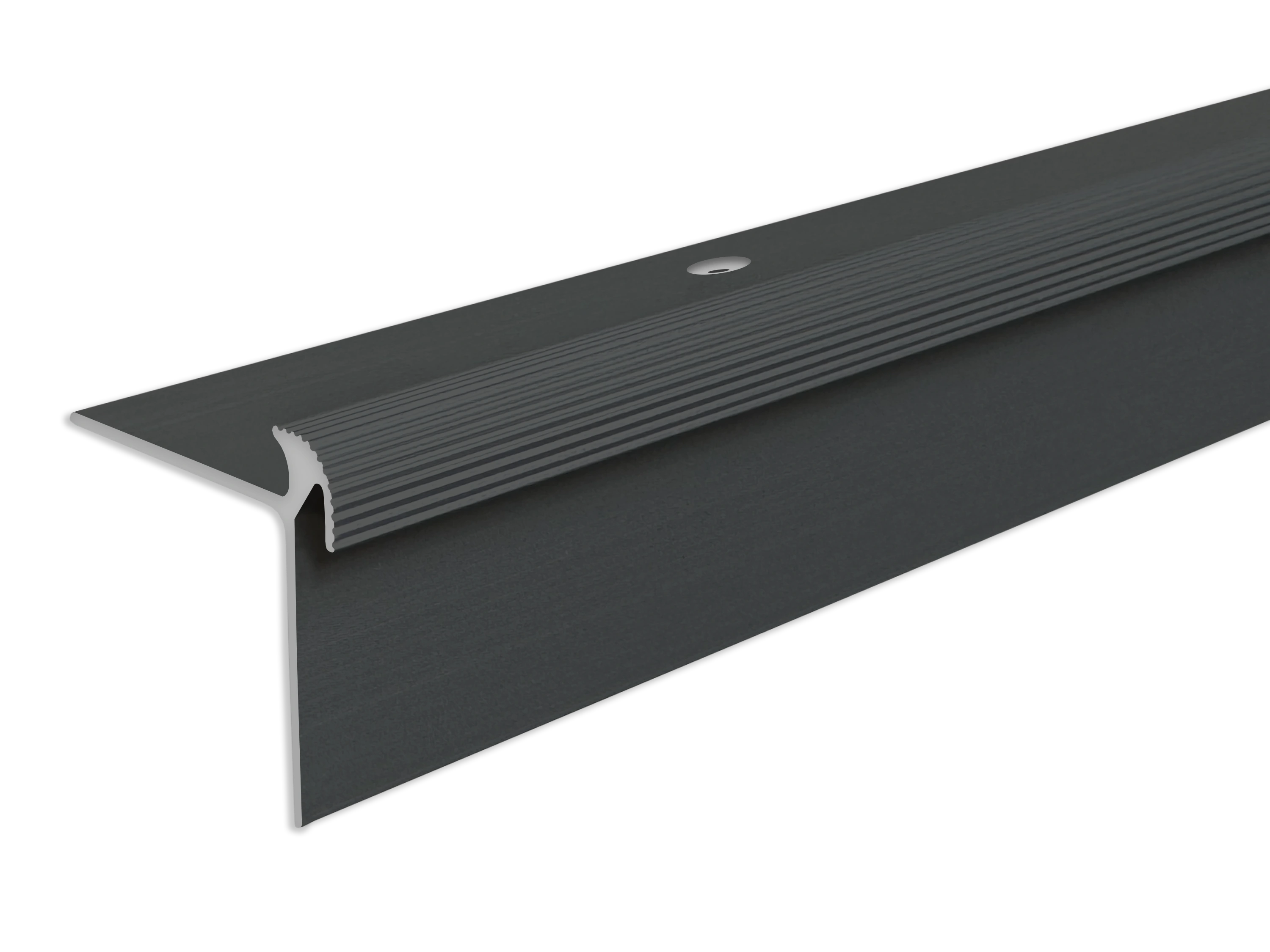 ufitec® Treppenkantenprofil beidseitig für Vinylböden für Belagshöhen von 5 mm - Alu eloxiert ufitec® Treppenkantenprofil beidseitig für Vinylböden für Belagshöhen von 5 mm - Alu eloxiert