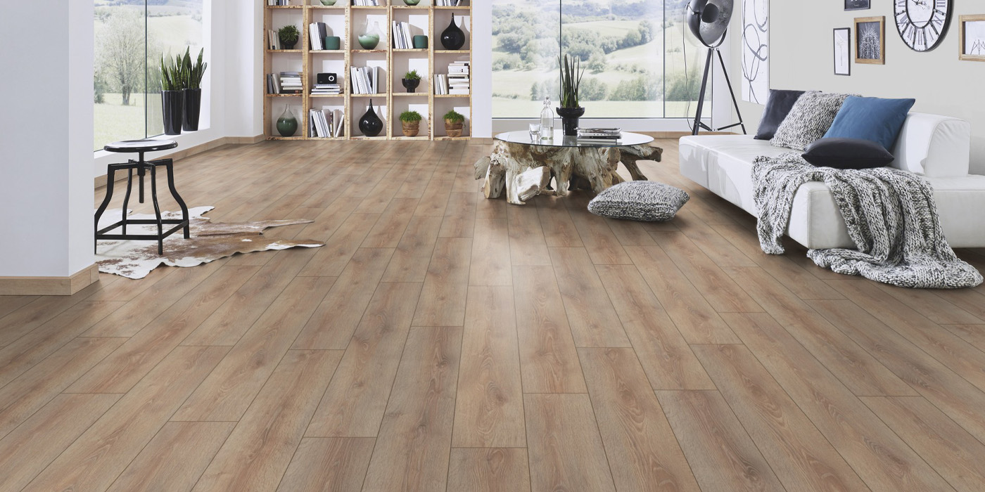 Cottage - Laminat mit umlaufender V4 Fuge in Landhausdielen Optik