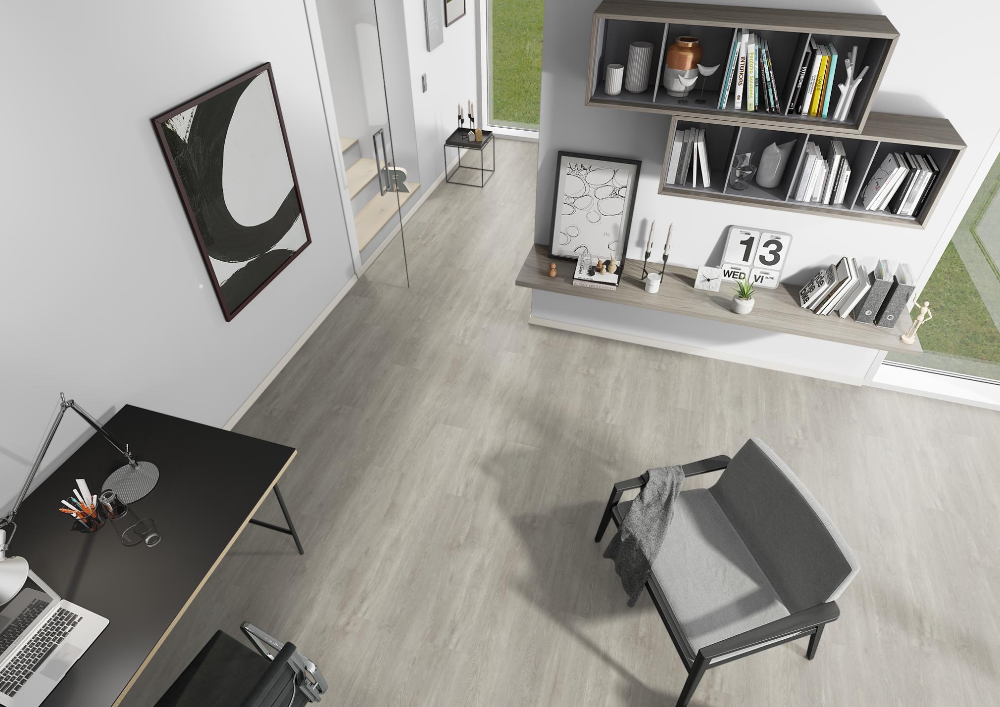 TRECOR® LVT Dryback Klebe Vinylboden Trend Oak White Landhausdiele - 2 mm starker Designboden TRECOR® LVT Dryback Klebe Vinylboden Trend Oak White Landhausdiele - 2 mm starker Designboden