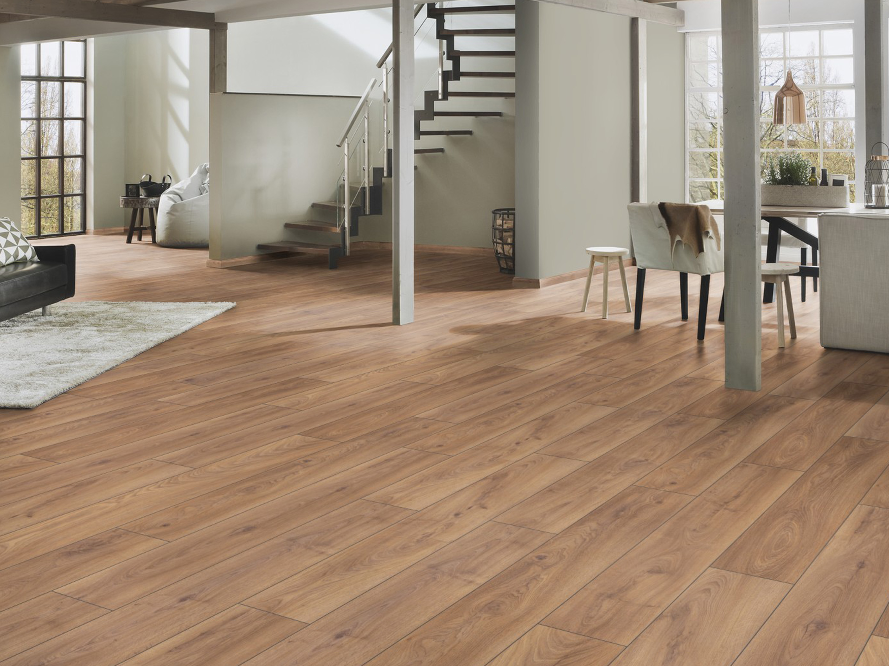 Laminatboden Firebrand Oak K450 (HO) Super Natural Classic by Krono Original, Stärke: 8 mm Laminatboden Firebrand Oak K450 (HO) Super Natural Classic by Krono Original, Stärke: 8 mm