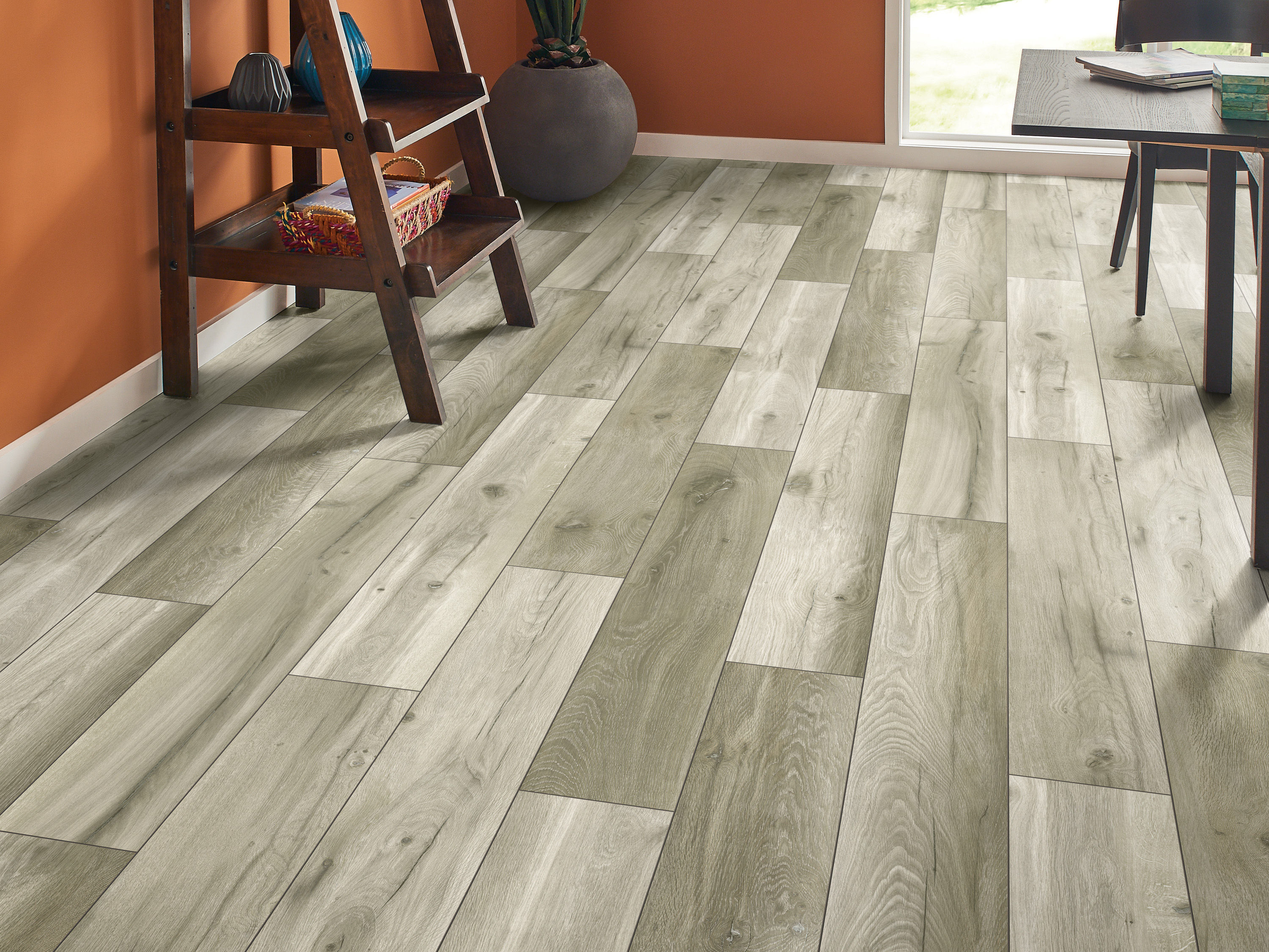 Klick-Designboden Lunar Range Oak K506 Fliesenoptik Organic Flex 7 mm, mit integr. Trittschalldämmung Klick-Designboden Lunar Range Oak K506 Fliesenoptik Organic Flex 7 mm, mit integr. Trittschalldämmung