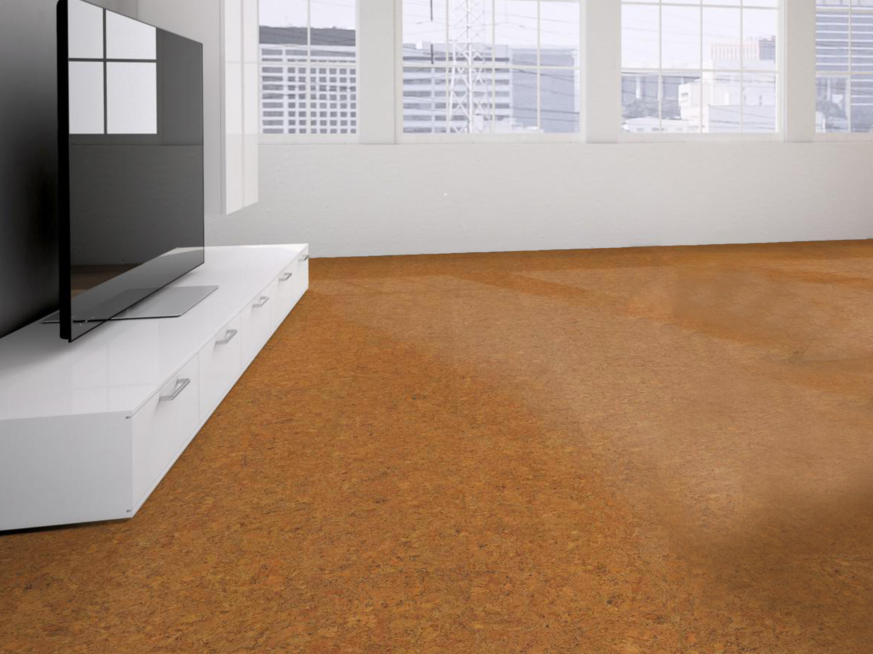 TRECOR® Klick Korkboden Evora - 10 mm Stark - Farbe: Orange TRECOR® Klick Korkboden Evora - 10 mm Stark - Farbe: Orange