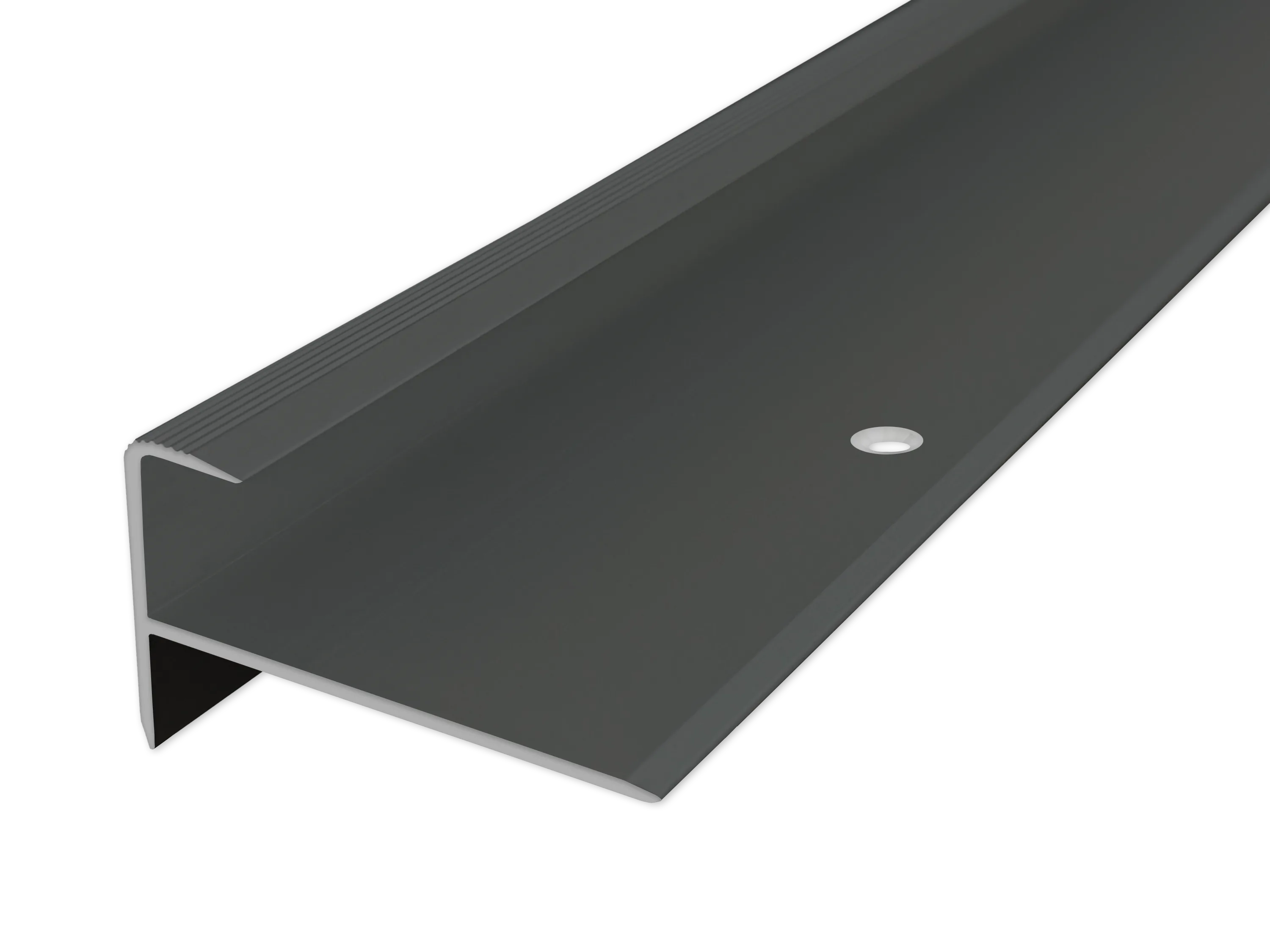 ufitec® Einschubprofil für Belagshöhen bis 15,3 mm mit 12 mm Nase Treppen-/Stufen Abschlussprofi ufitec® Einschubprofil für Belagshöhen bis 15,3 mm mit 12 mm Nase Treppen-/Stufen Abschlussprofi