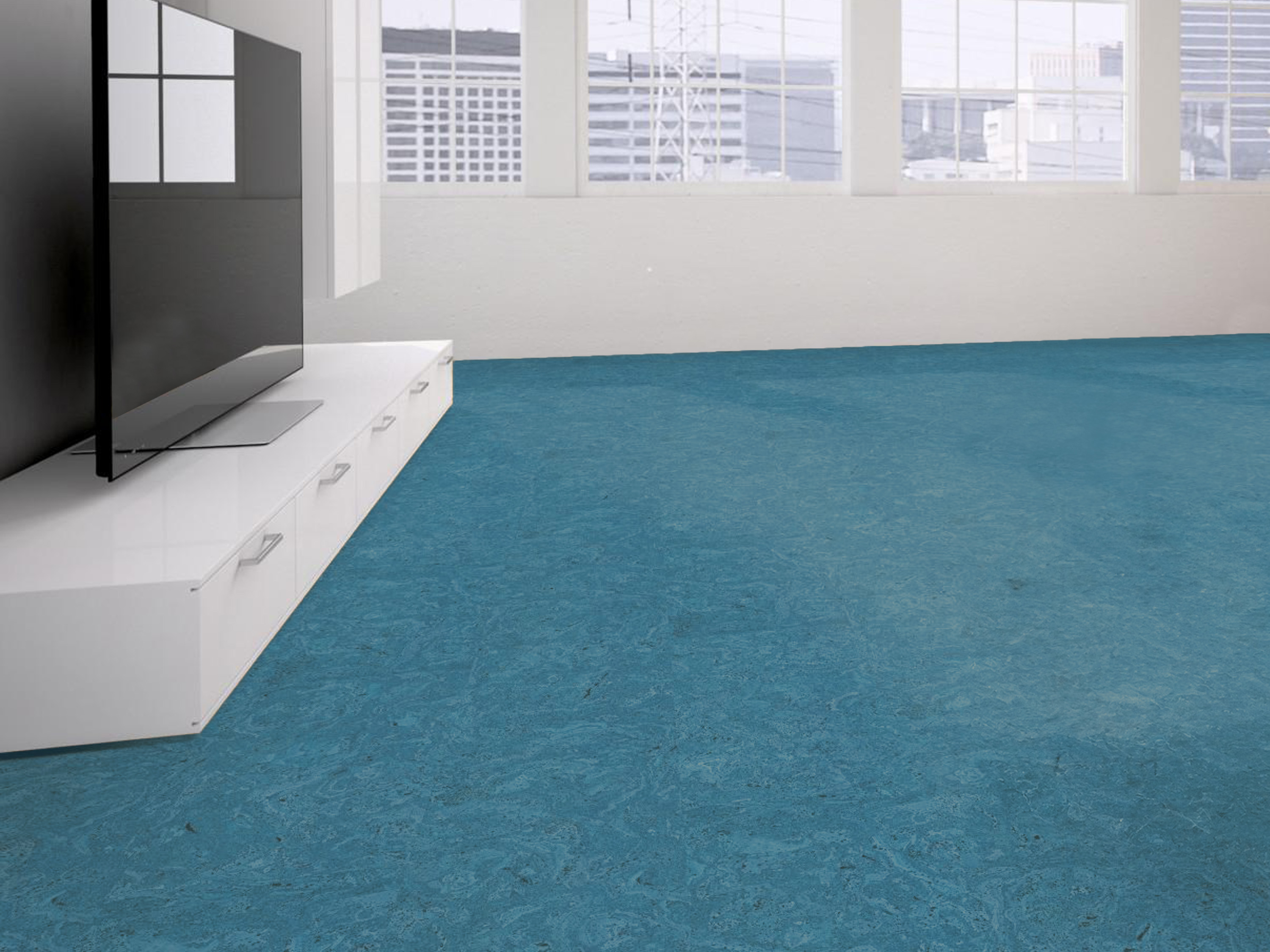 TRECOR® Klick Korkboden Stilo - 10 mm Stark - Farbe: Himmelblau TRECOR® Klick Korkboden Stilo - 10 mm Stark - Farbe: Himmelblau
