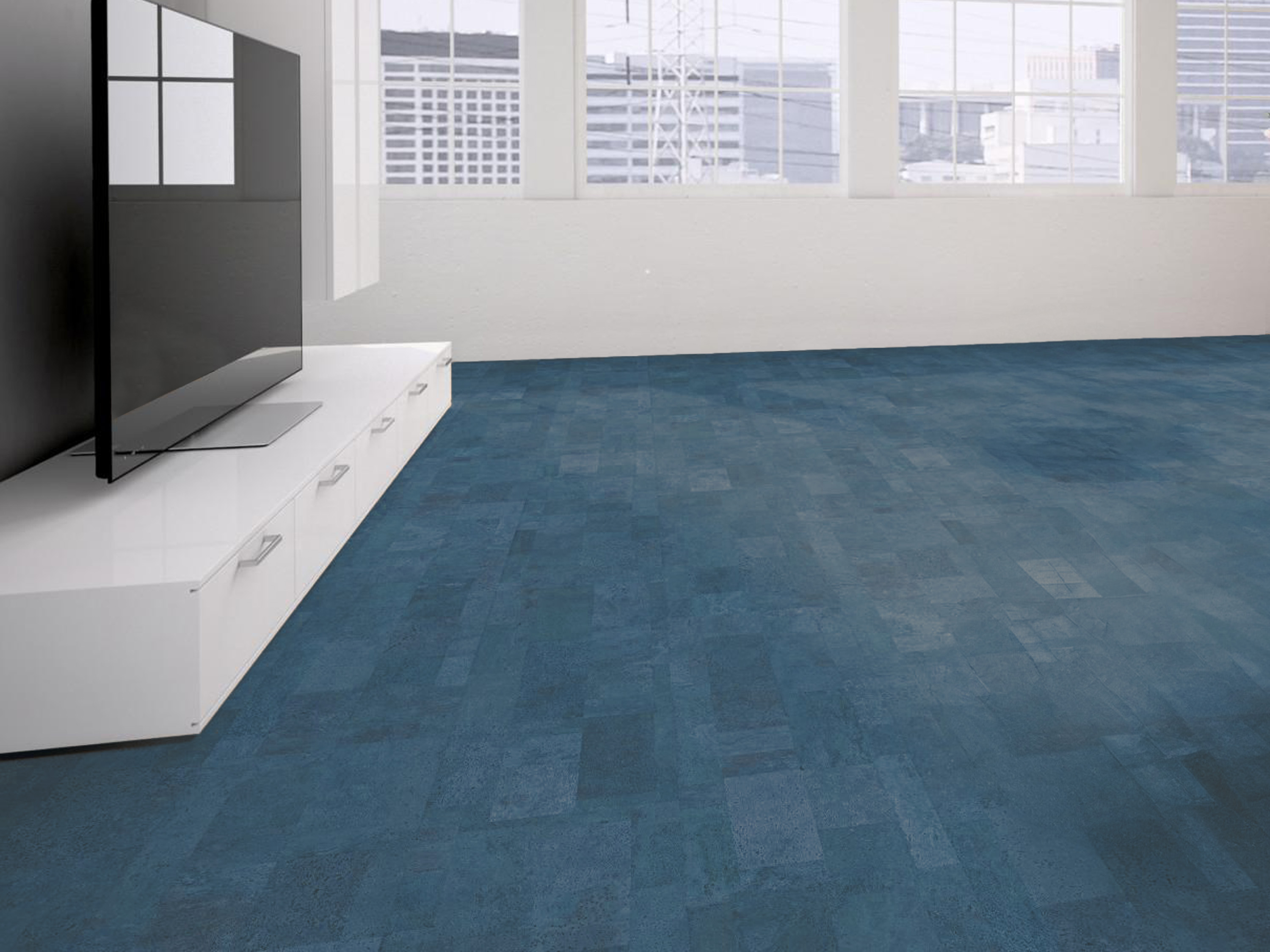 TRECOR® Klick Korkboden Merida - 10 mm Stark - Farbe: Violettblau TRECOR® Klick Korkboden Merida - 10 mm Stark - Farbe: Violettblau