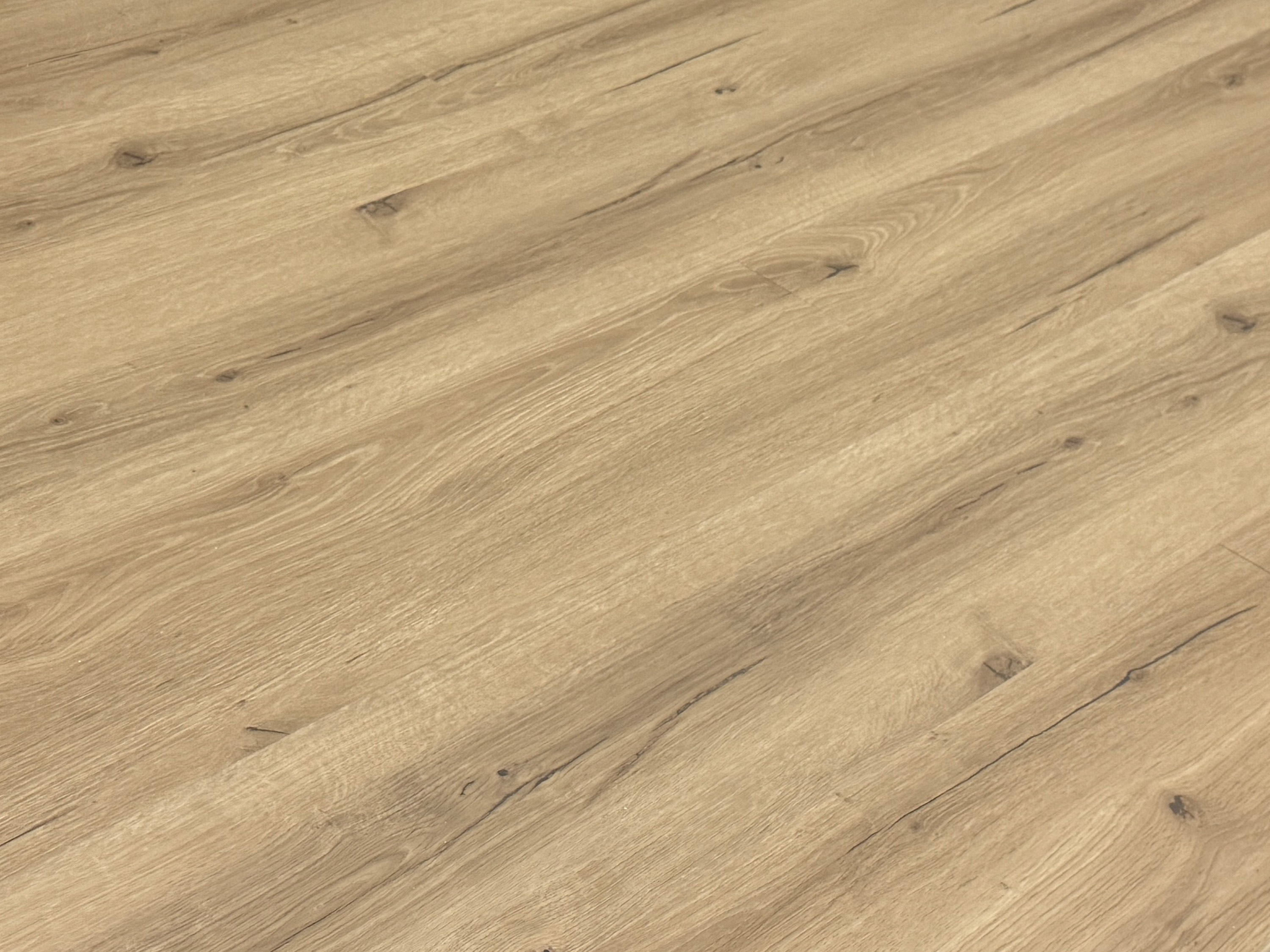 Vinylboden Eiche Premium Natur SPC Klickvinyl 6,5 mm Stark, V4 Fuge inkl. 1 mm Trittschalldämmung