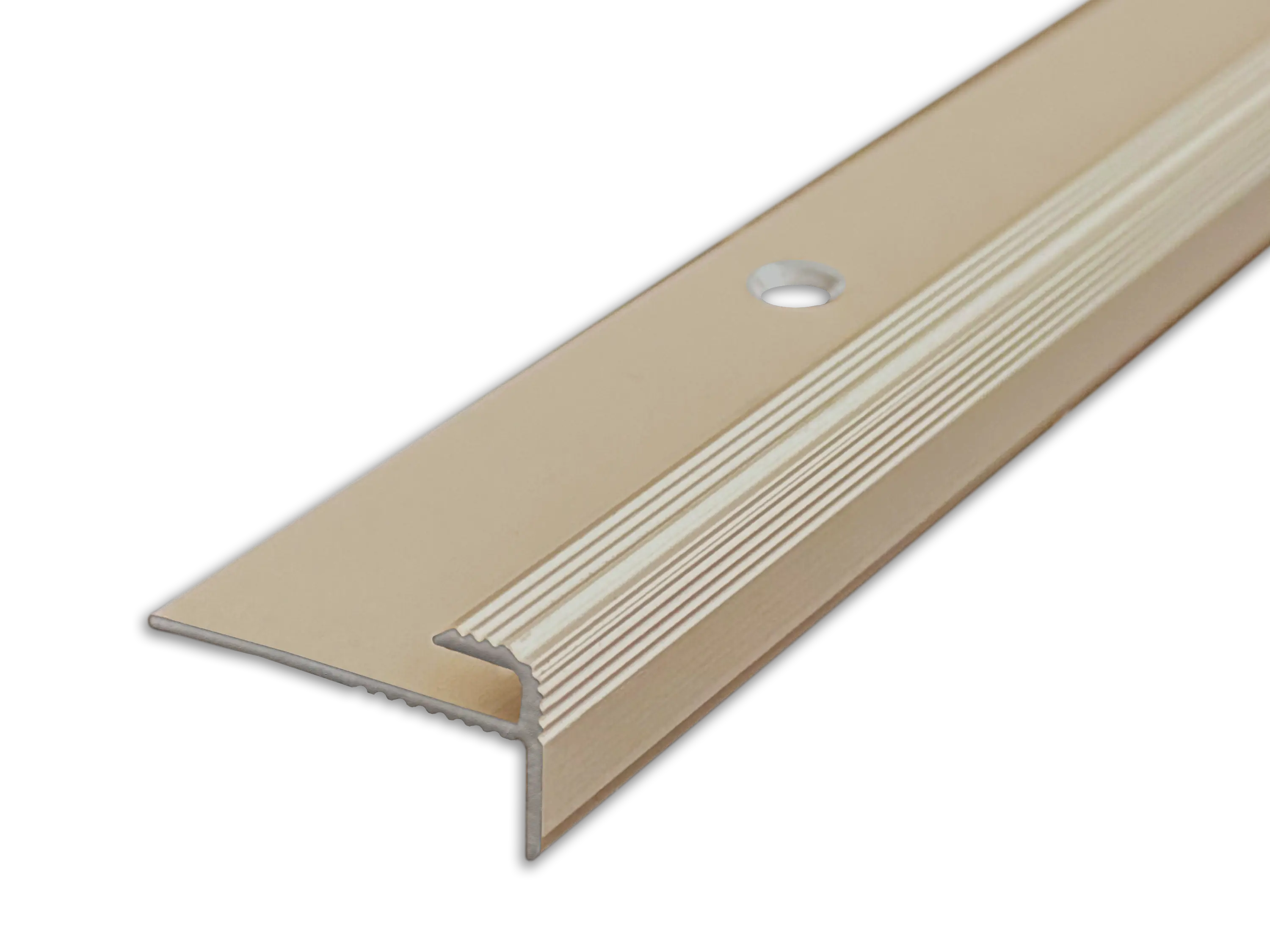 ufitec® Einschubprofil für Belagshöhen bis 3 mm mit 7 mm Nase Treppen-/Stufen Abschlussprofil ufitec® Einschubprofil für Belagshöhen bis 3 mm mit 7 mm Nase Treppen-/Stufen Abschlussprofil