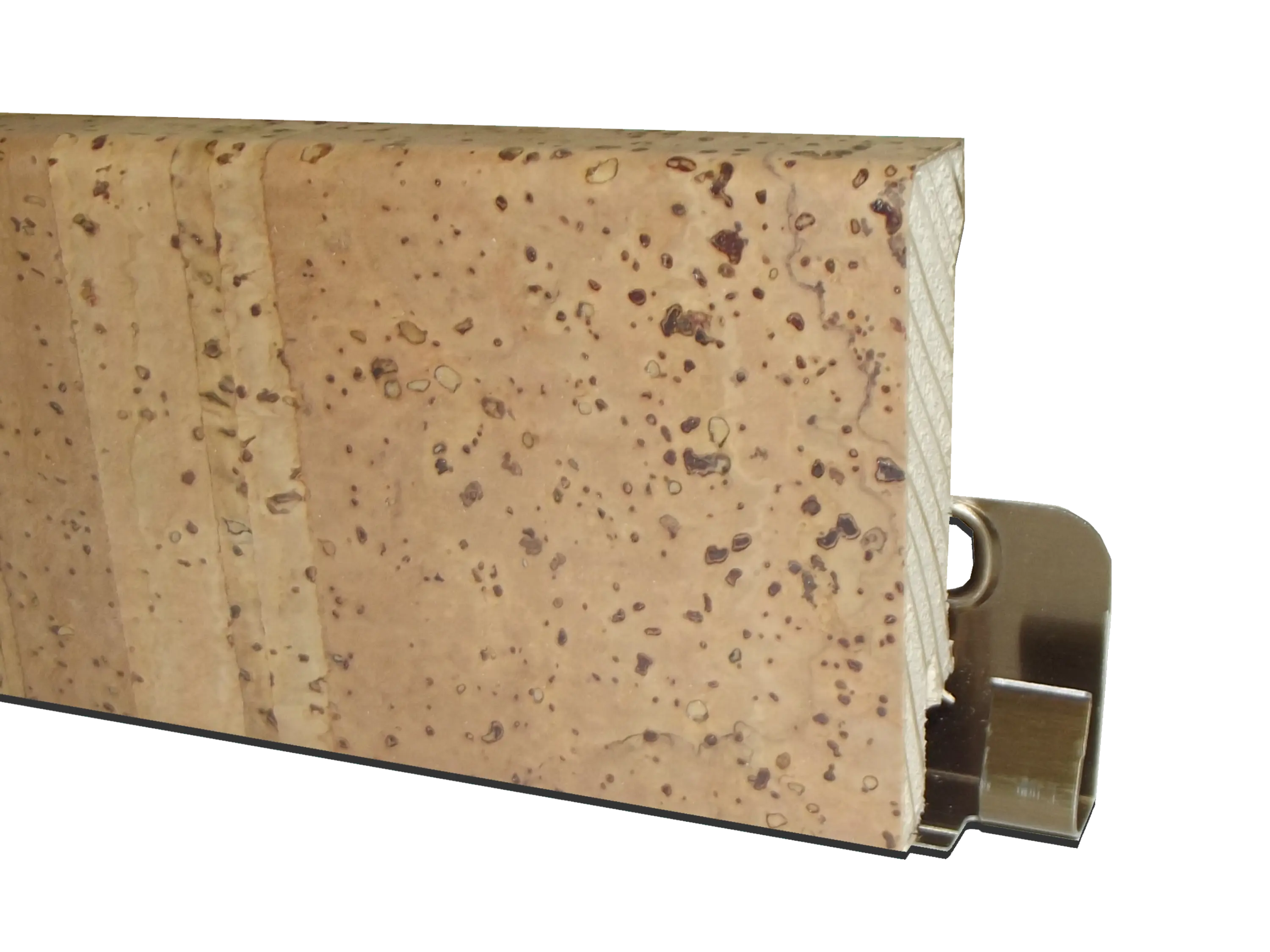 Korksockelleiste Merida - 24 Farben - Höhe: 60 mm Tiefe: 16 mm Länge: 240 cm Korksockelleiste Merida - 24 Farben - Höhe: 60 mm Tiefe: 16 mm Länge: 240 cm