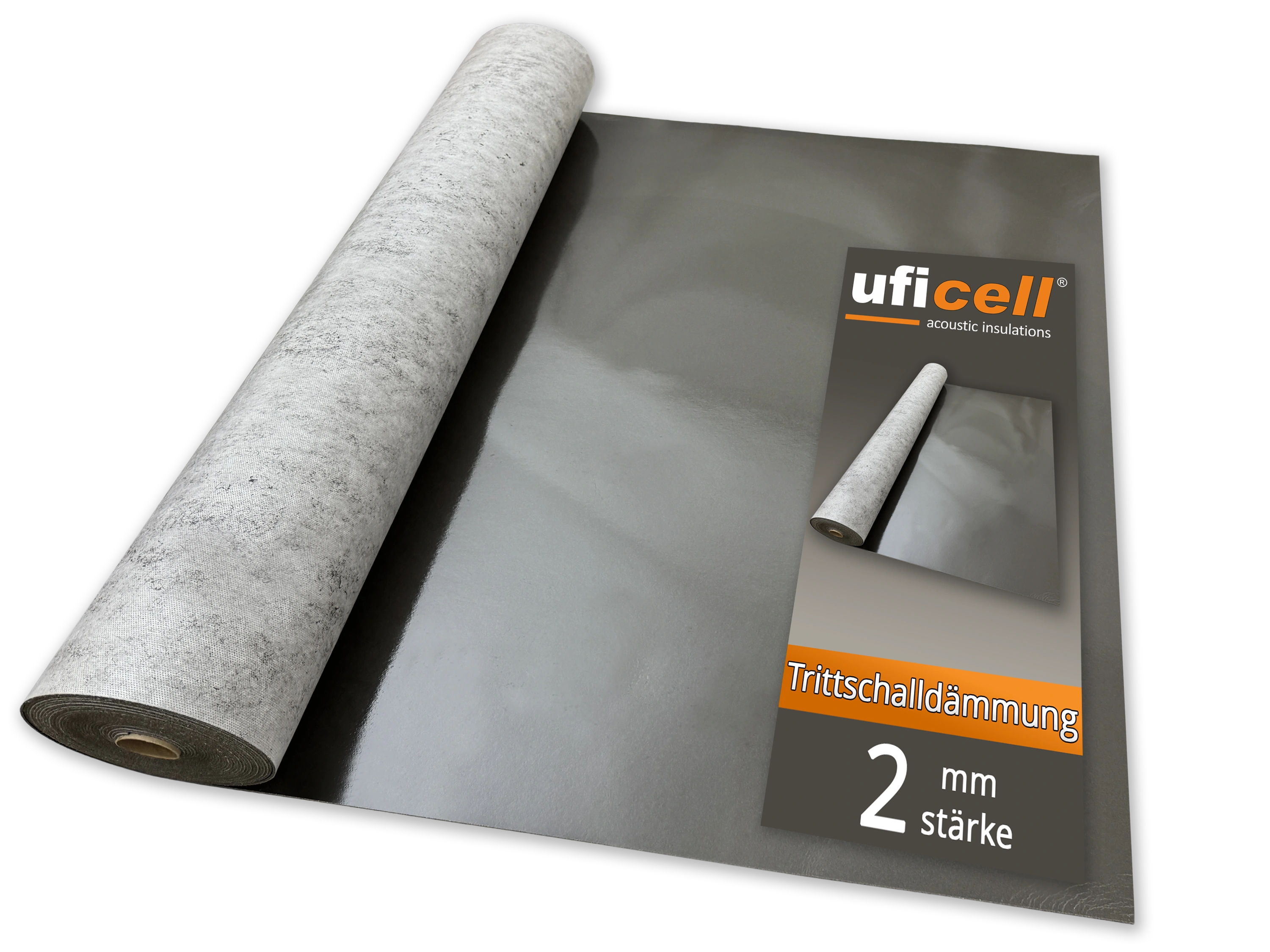 uficell® Silence Floor Akustik Trittschalldämmung mit Mineralsandfüllung - Dichte: 1000 kg/m³ uficell® Silence Floor Akustik Trittschalldämmung mit Mineralsandfüllung - Dichte: 1000 kg/m³