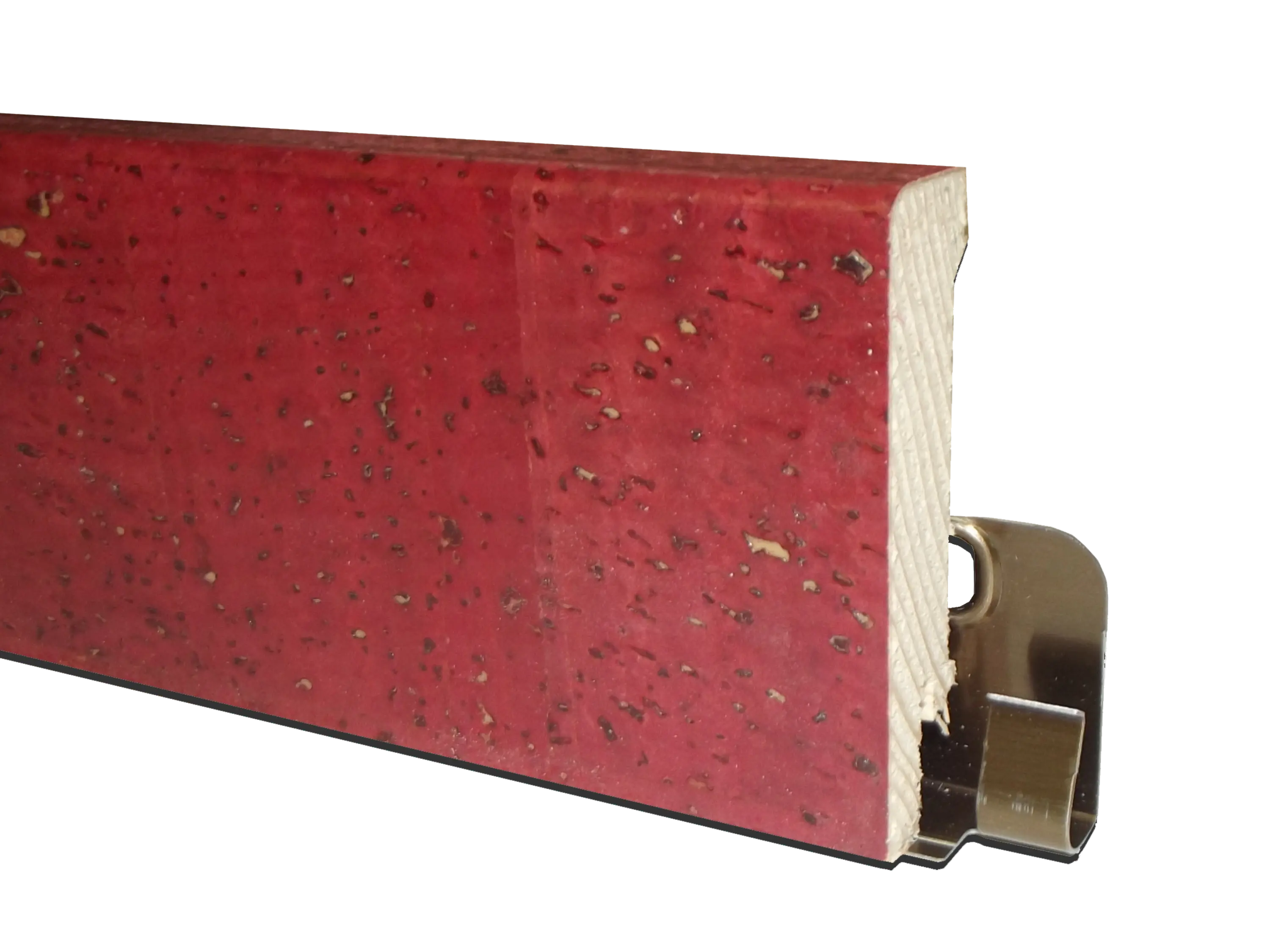 Korksockelleiste Merida - 24 Farben - Höhe: 60 mm Tiefe: 16 mm Länge: 240 cm Korksockelleiste Merida - 24 Farben - Höhe: 60 mm Tiefe: 16 mm Länge: 240 cm