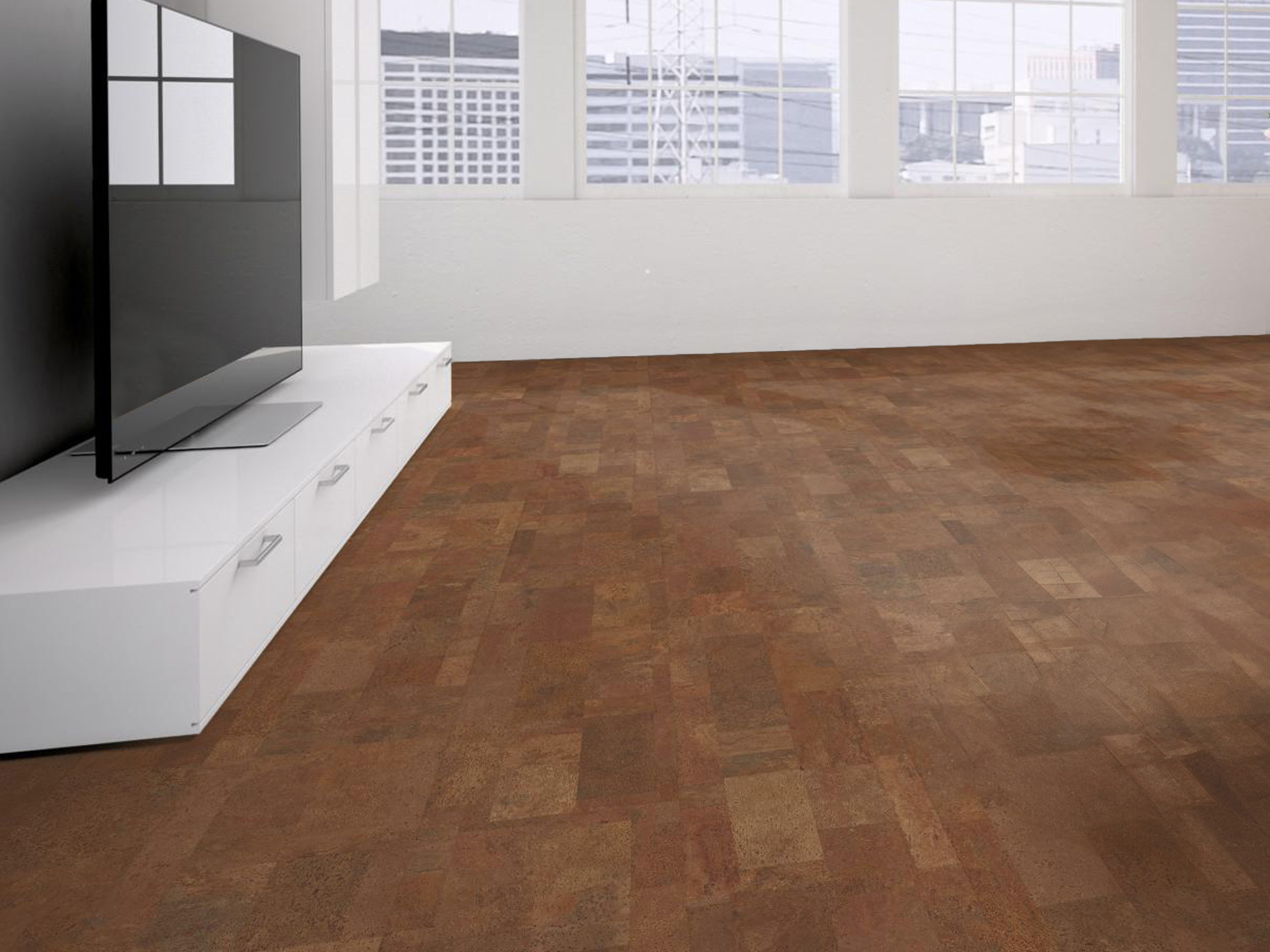 TRECOR® Klick Korkboden Merida - 10 mm Stark - Farbe: Braunrot TRECOR® Klick Korkboden Merida - 10 mm Stark - Farbe: Braunrot