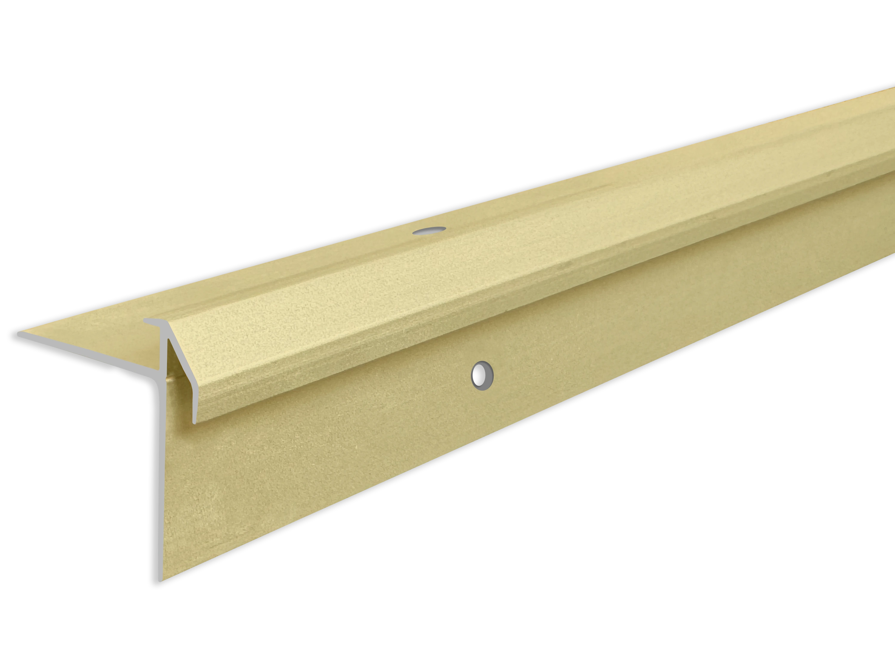 ufitec® Treppenkantenprofil beidseitig für Vinylböden für Belagshöhen von 5 mm - Alu eloxiert ufitec® Treppenkantenprofil beidseitig für Vinylböden für Belagshöhen von 5 mm - Alu eloxiert