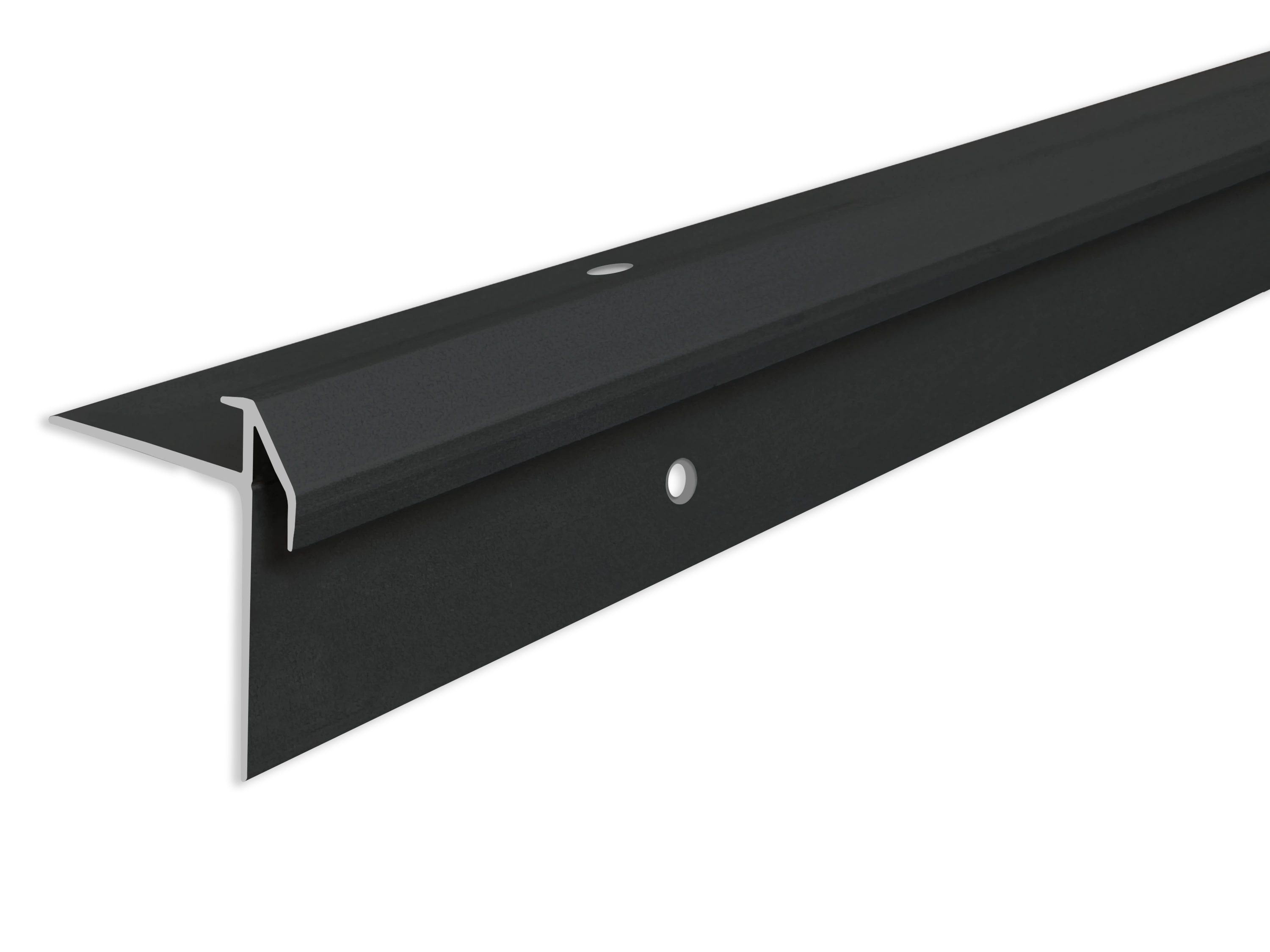 ufitec® Treppenkantenprofil beidseitig für Vinylböden für Belagshöhen von 3 mm - Alu eloxiert ufitec® Treppenkantenprofil beidseitig für Vinylböden für Belagshöhen von 3 mm - Alu eloxiert