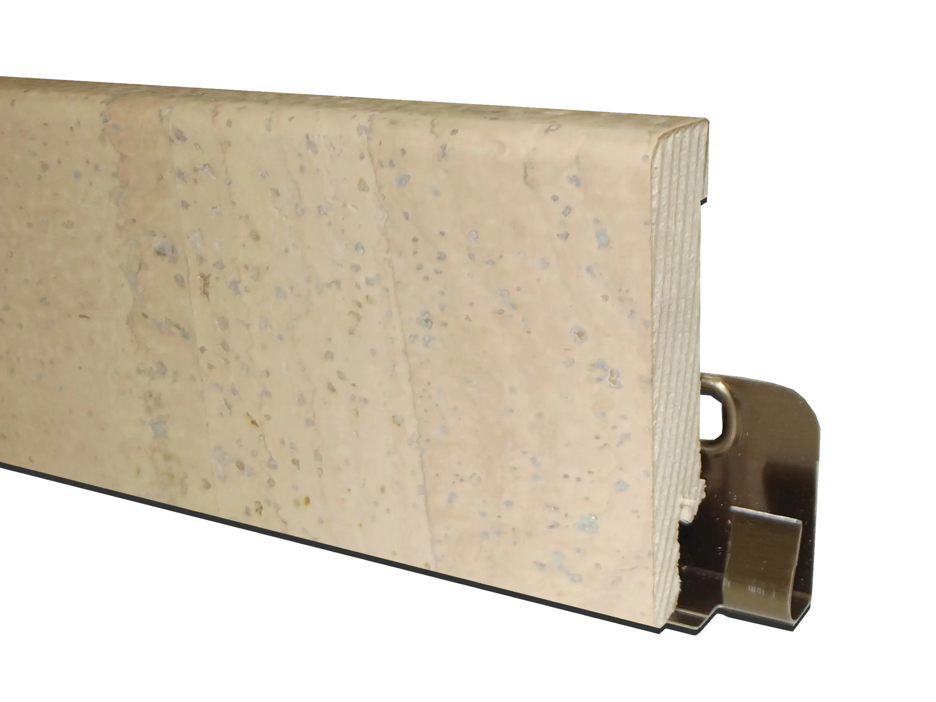 Korksockelleiste Merida - 24 Farben - Höhe: 60 mm Tiefe: 16 mm Länge: 240 cm Korksockelleiste Merida - 24 Farben - Höhe: 60 mm Tiefe: 16 mm Länge: 240 cm