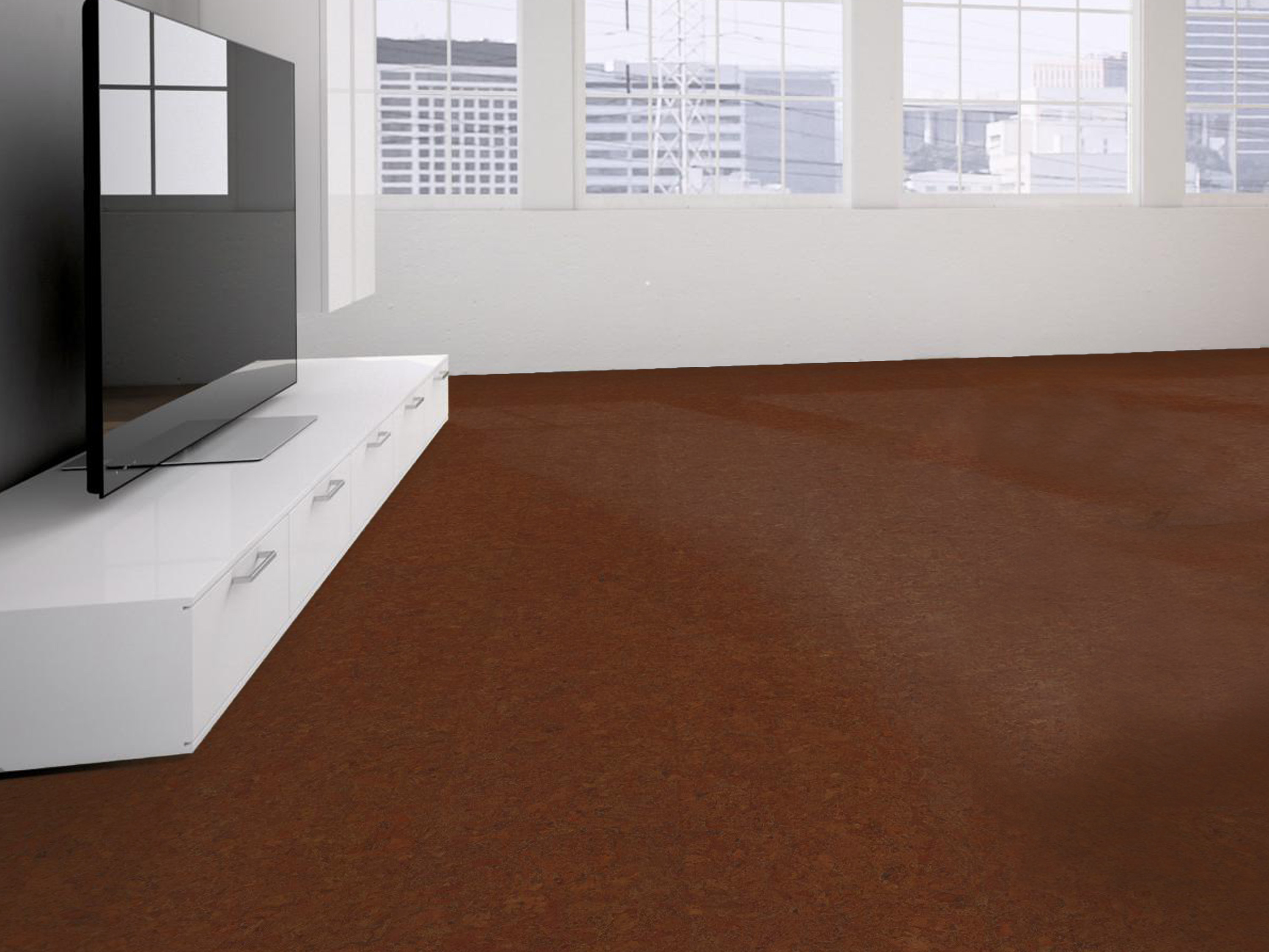 TRECOR® Klick Korkboden Evora - 10 mm Stark - Farbe: Mahagonibraun TRECOR® Klick Korkboden Evora - 10 mm Stark - Farbe: Mahagonibraun